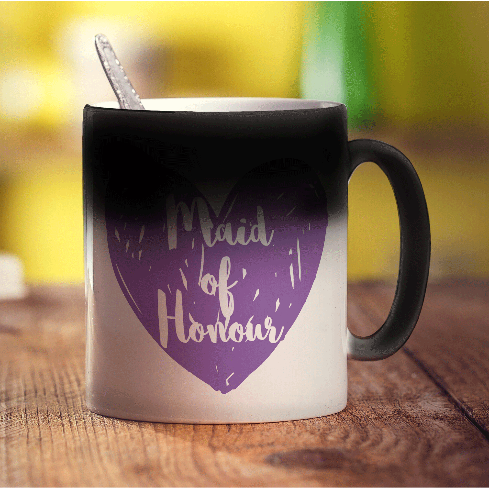 Maid of Honour Heart Name Mug