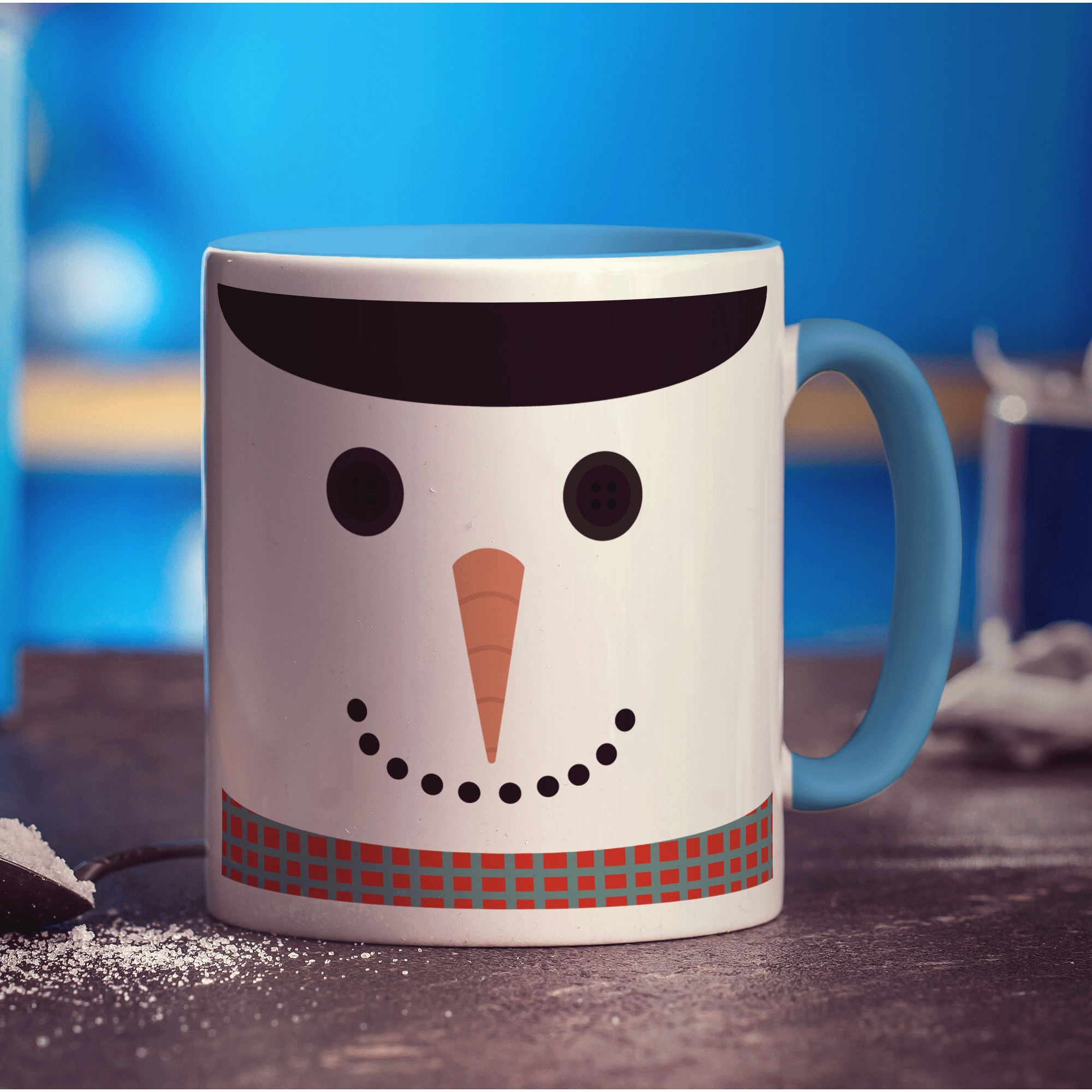 Snowman Name Mug