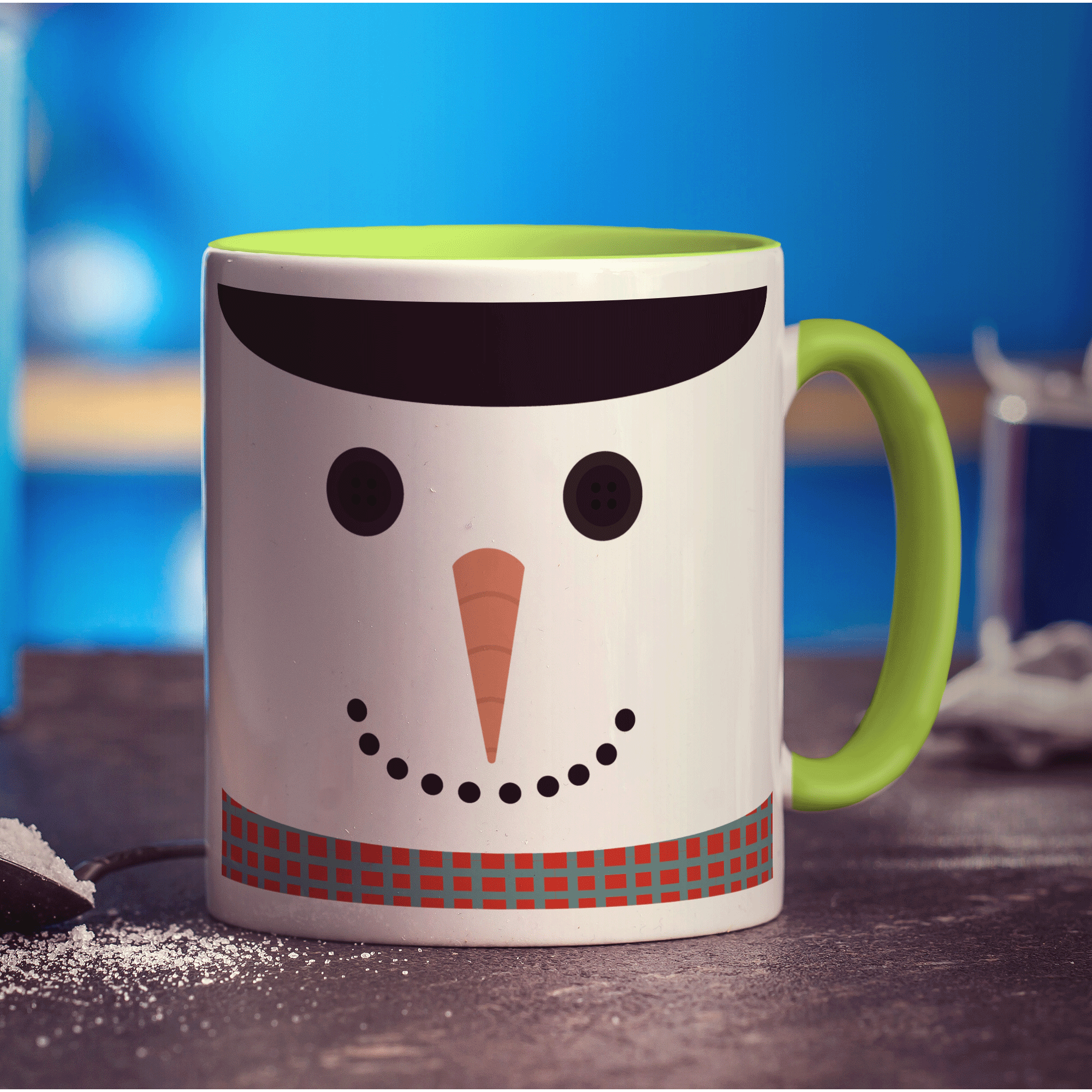 Snowman Name Mug