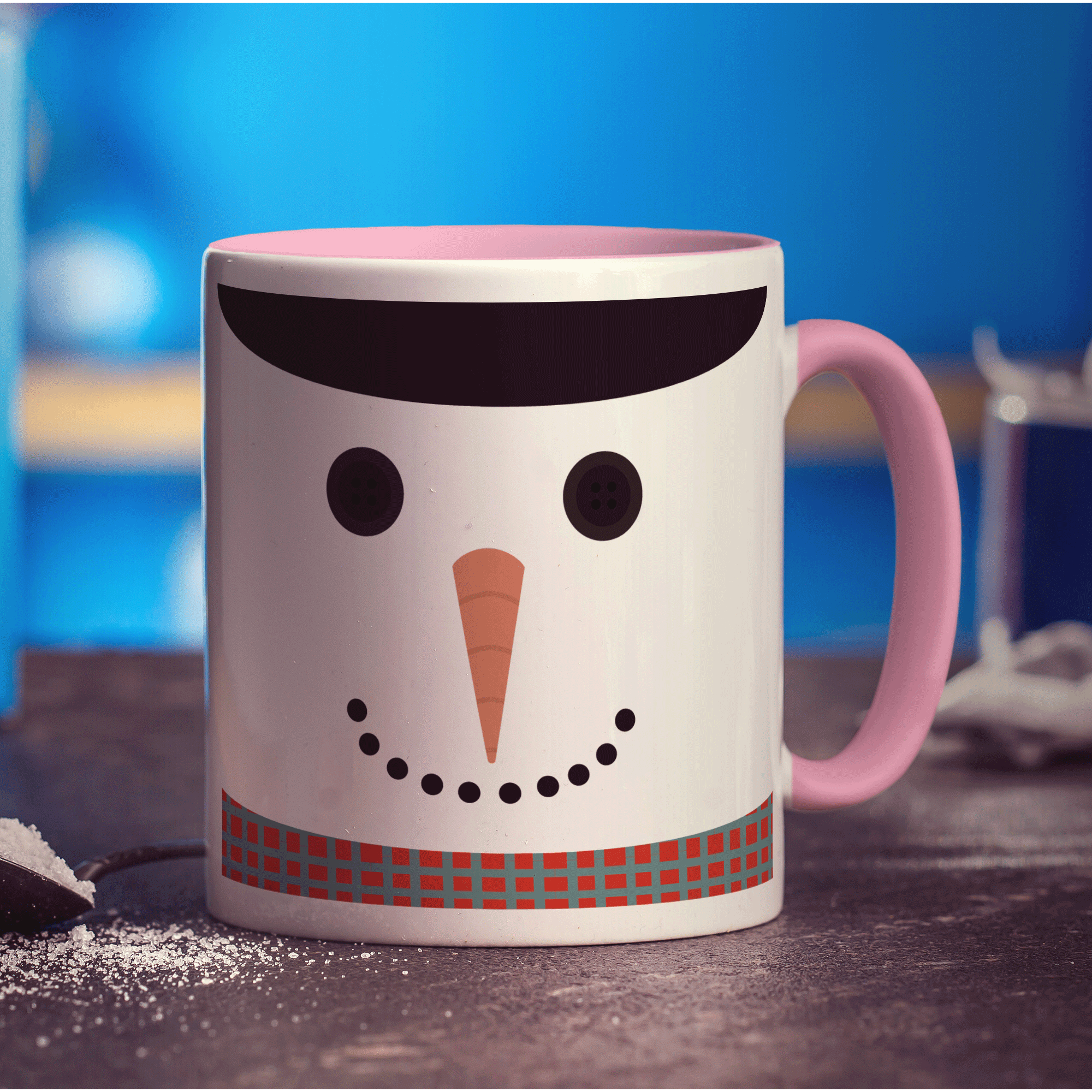 Snowman Name Mug