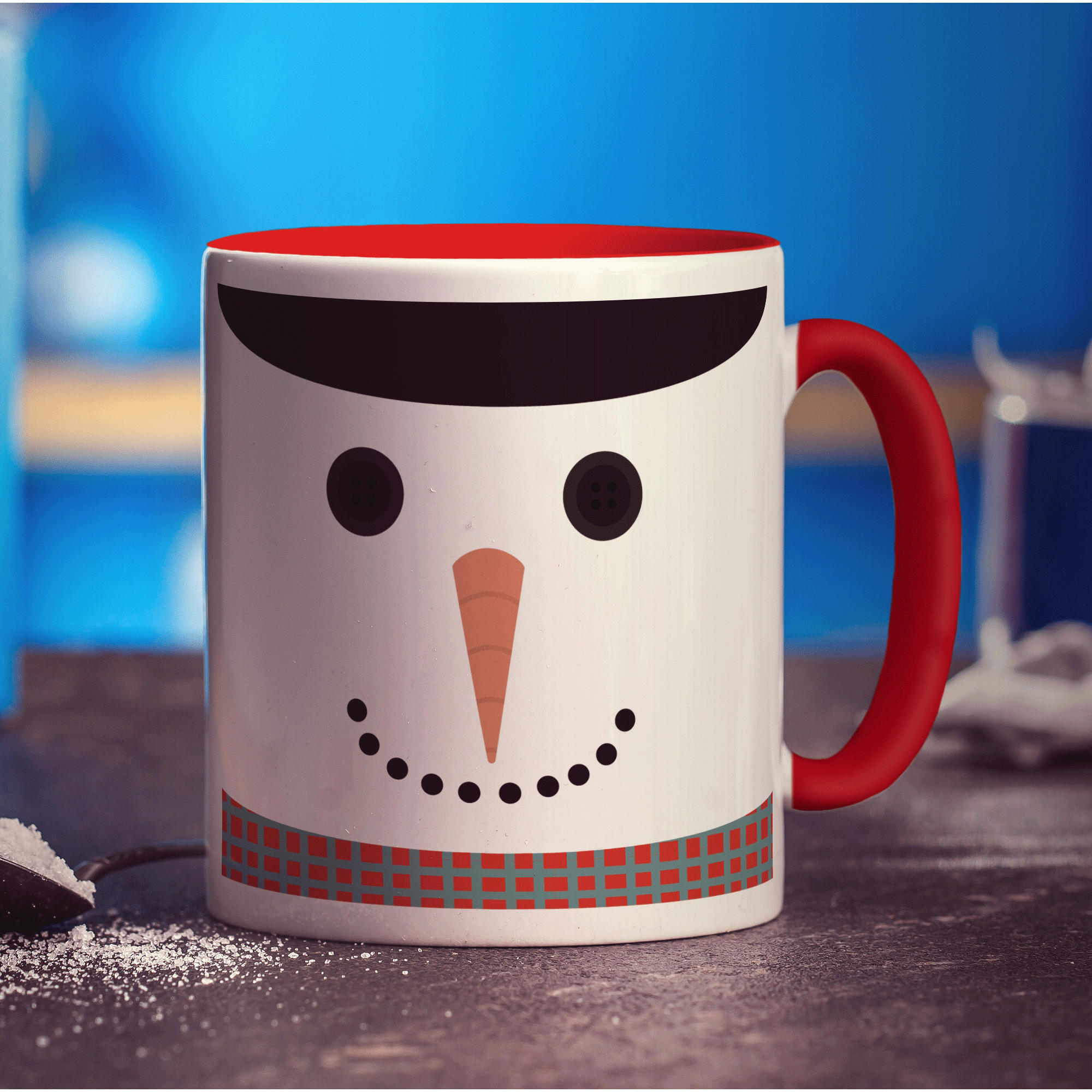 Snowman Name Mug