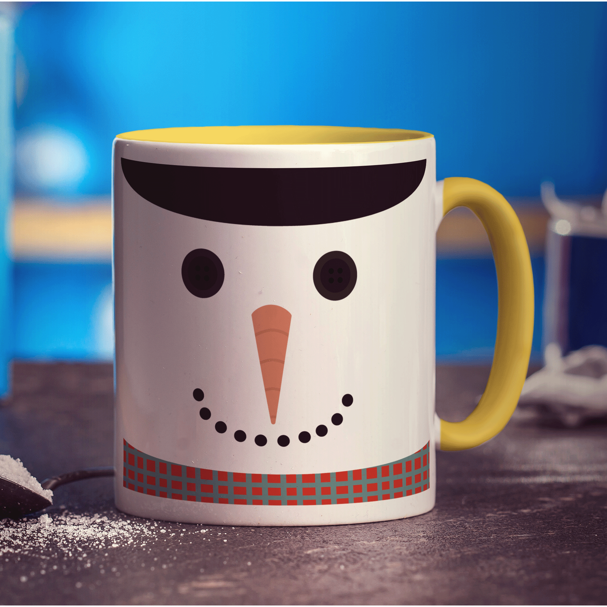 Snowman Name Mug