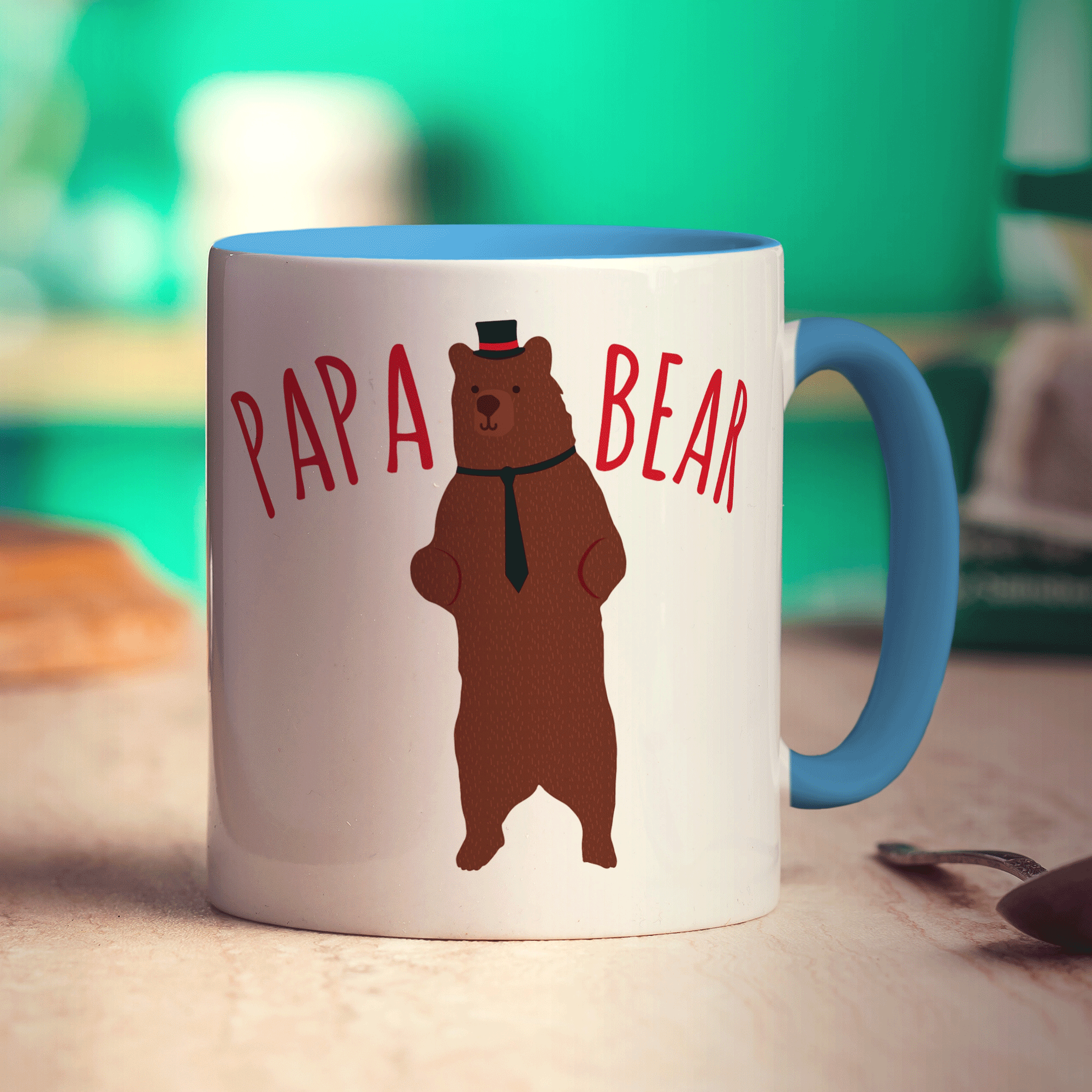 Papa Bear Photo Mug