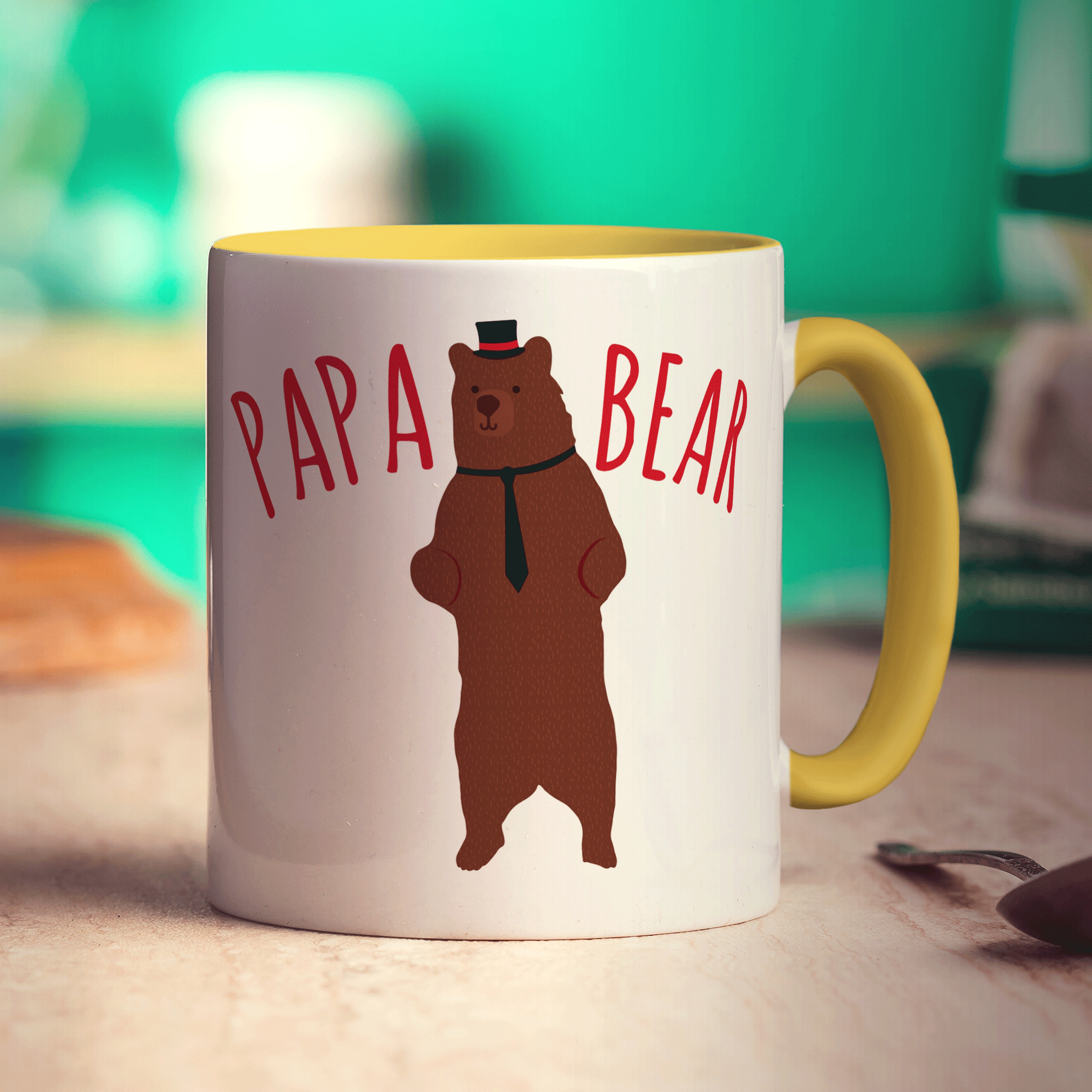 Papa Bear Photo Mug