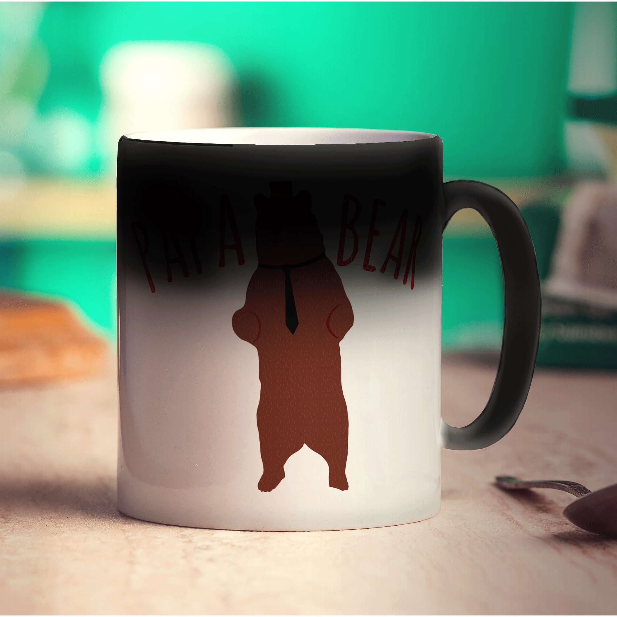 Papa Bear Photo Mug