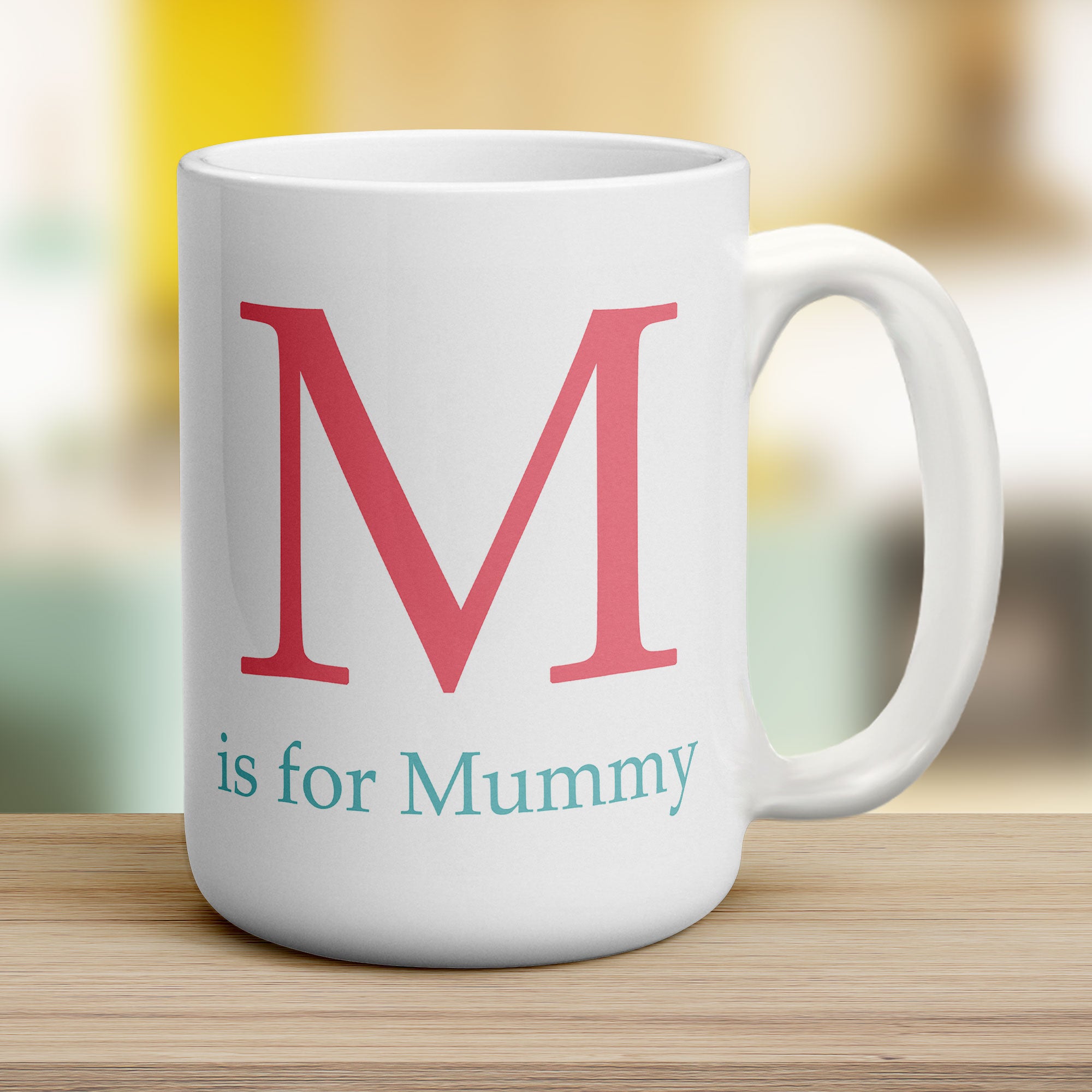 M is for Mummy Message Mug