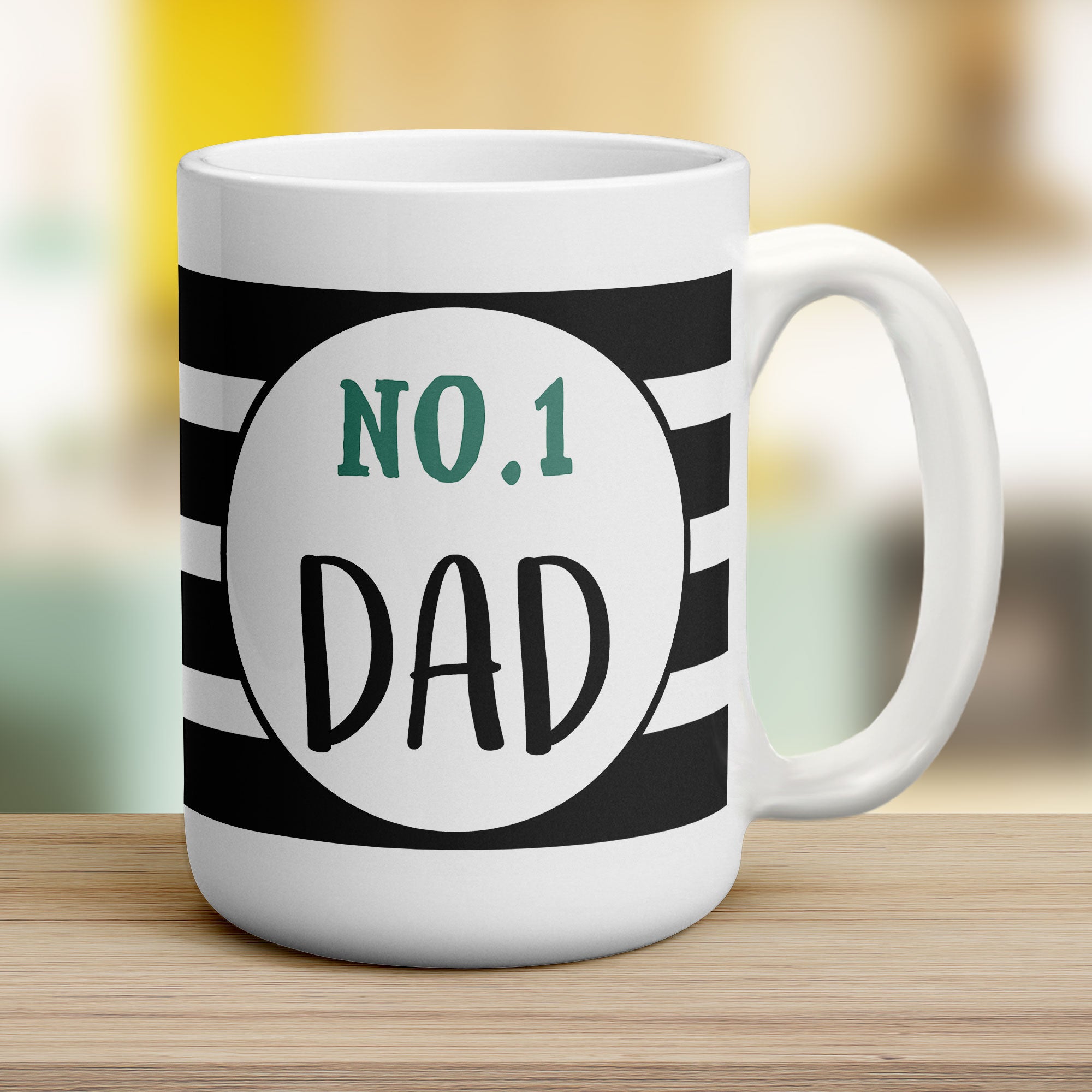 No.1 Dad Message Mug