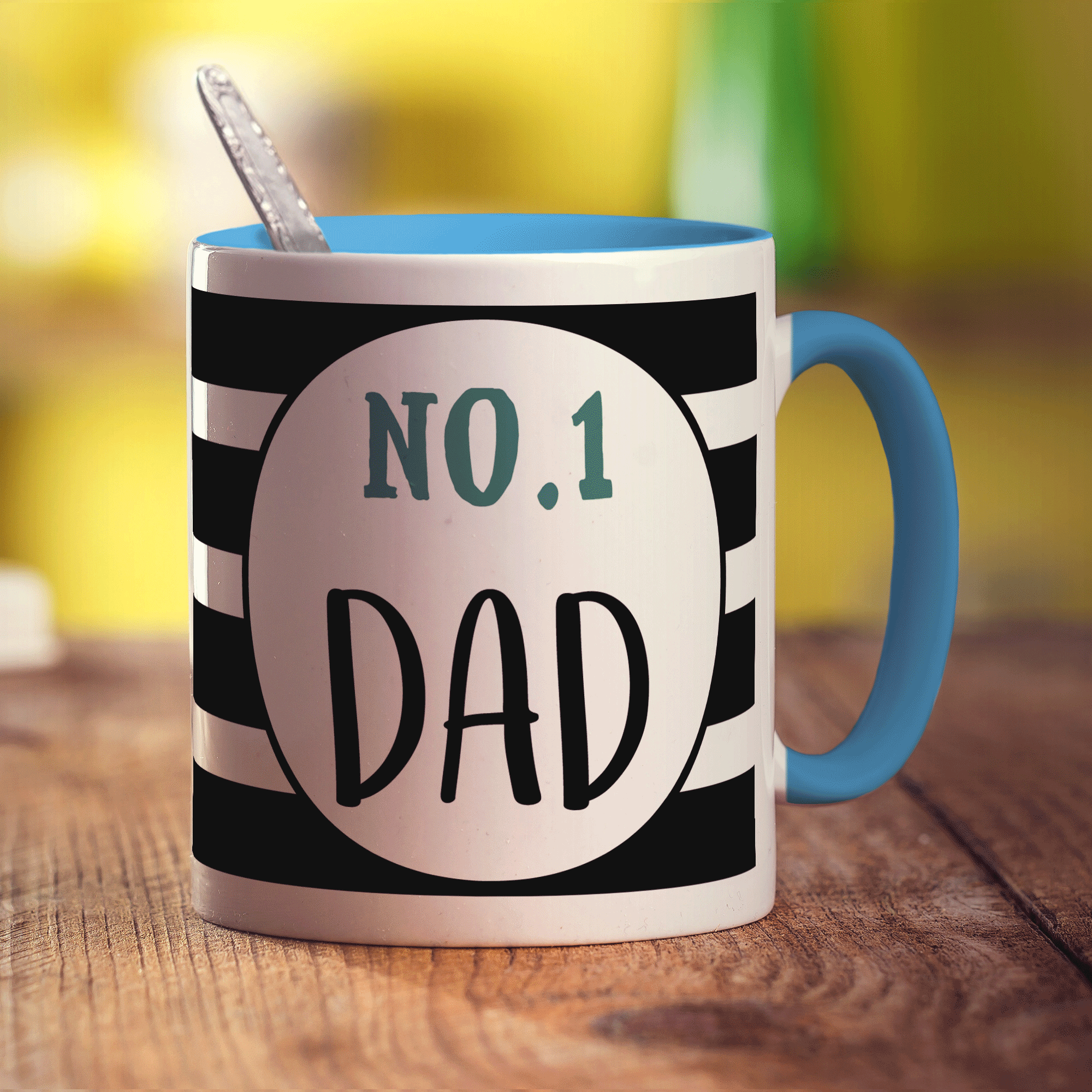 No.1 Dad Message Mug