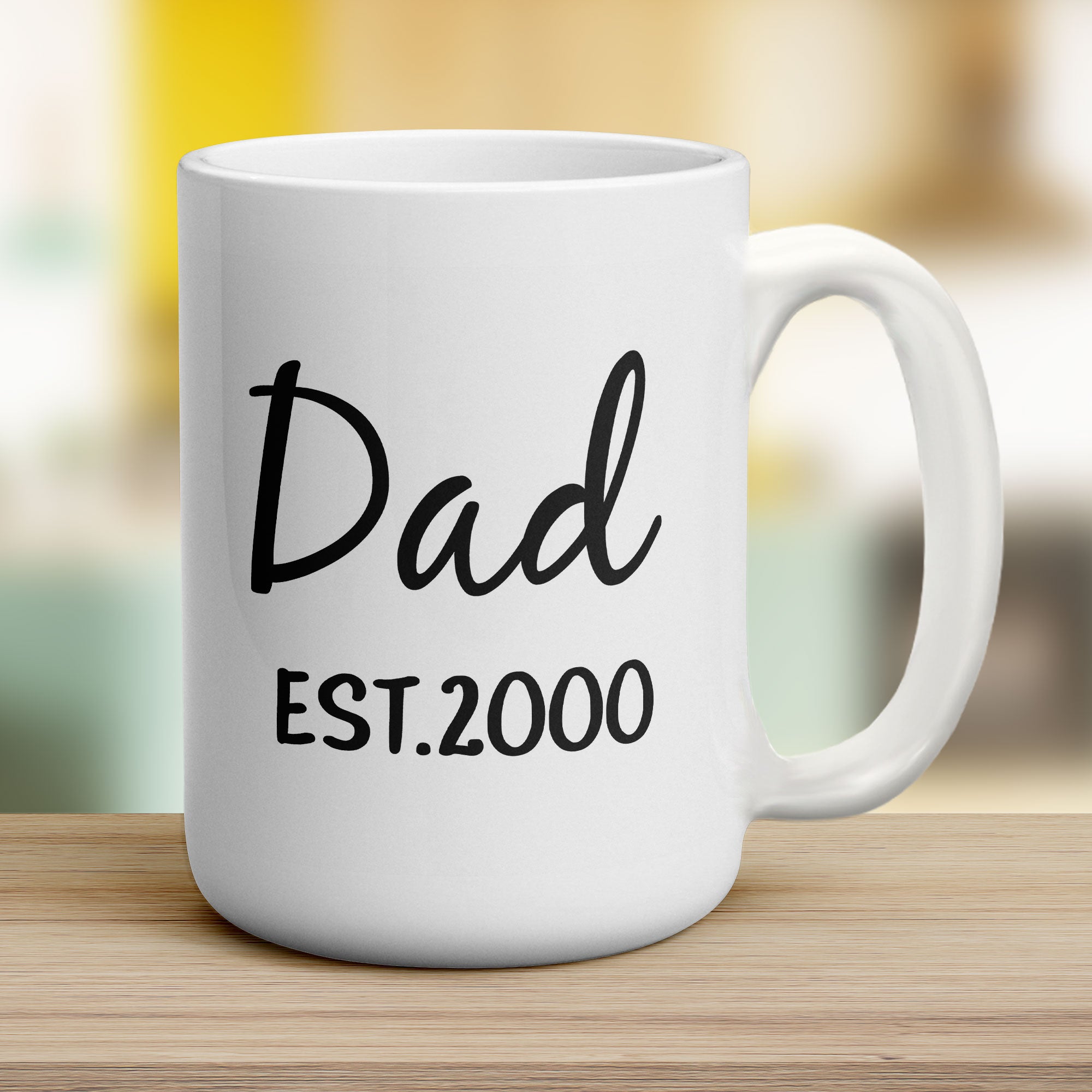 Dad Est Photo Mug