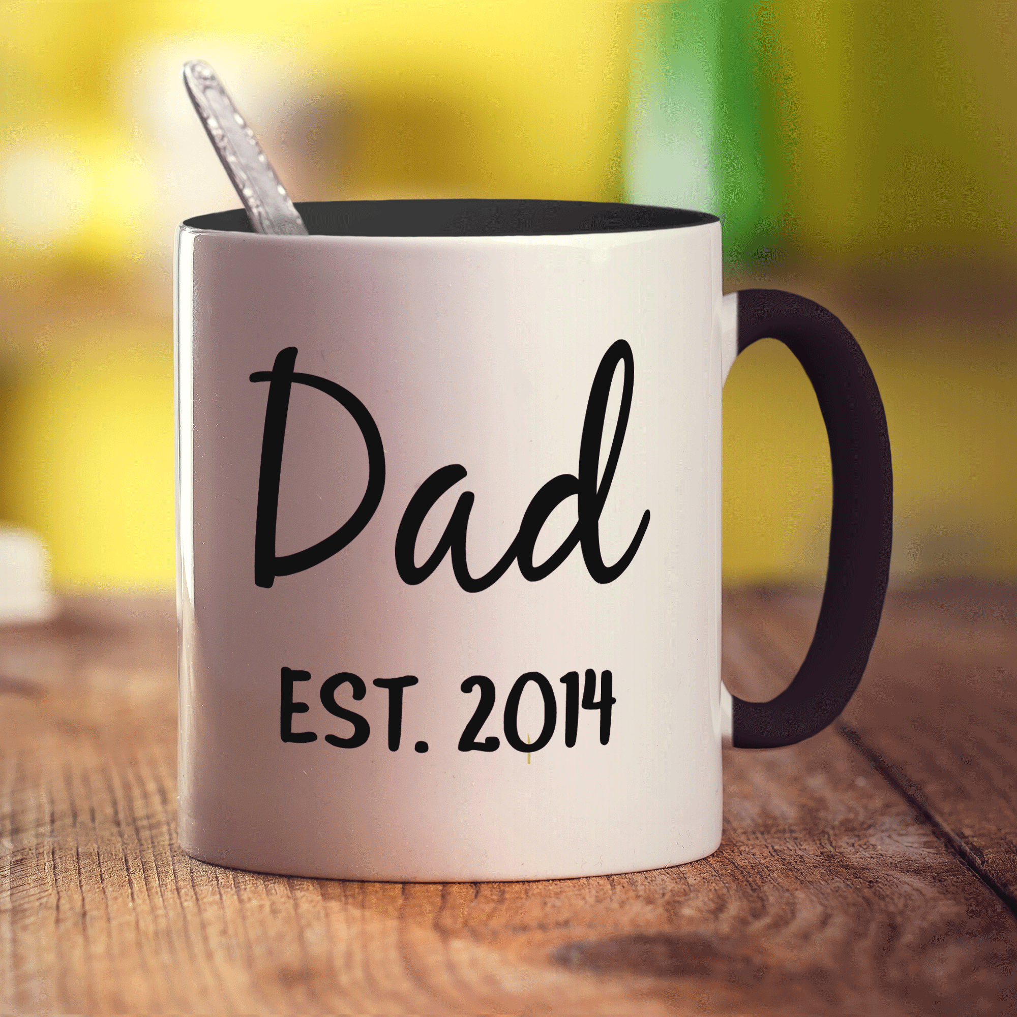 Dad Est Photo Mug