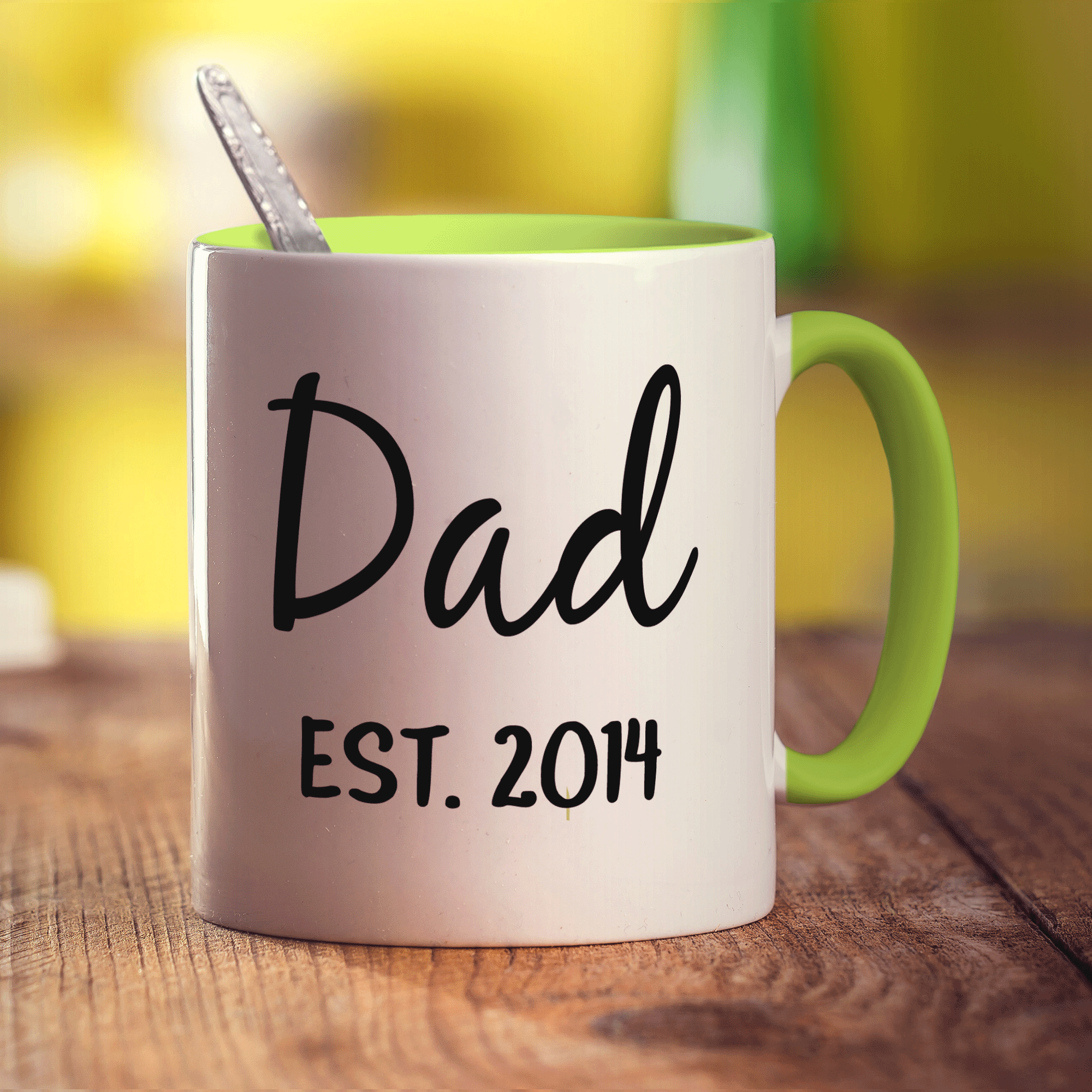 Dad Est Photo Mug