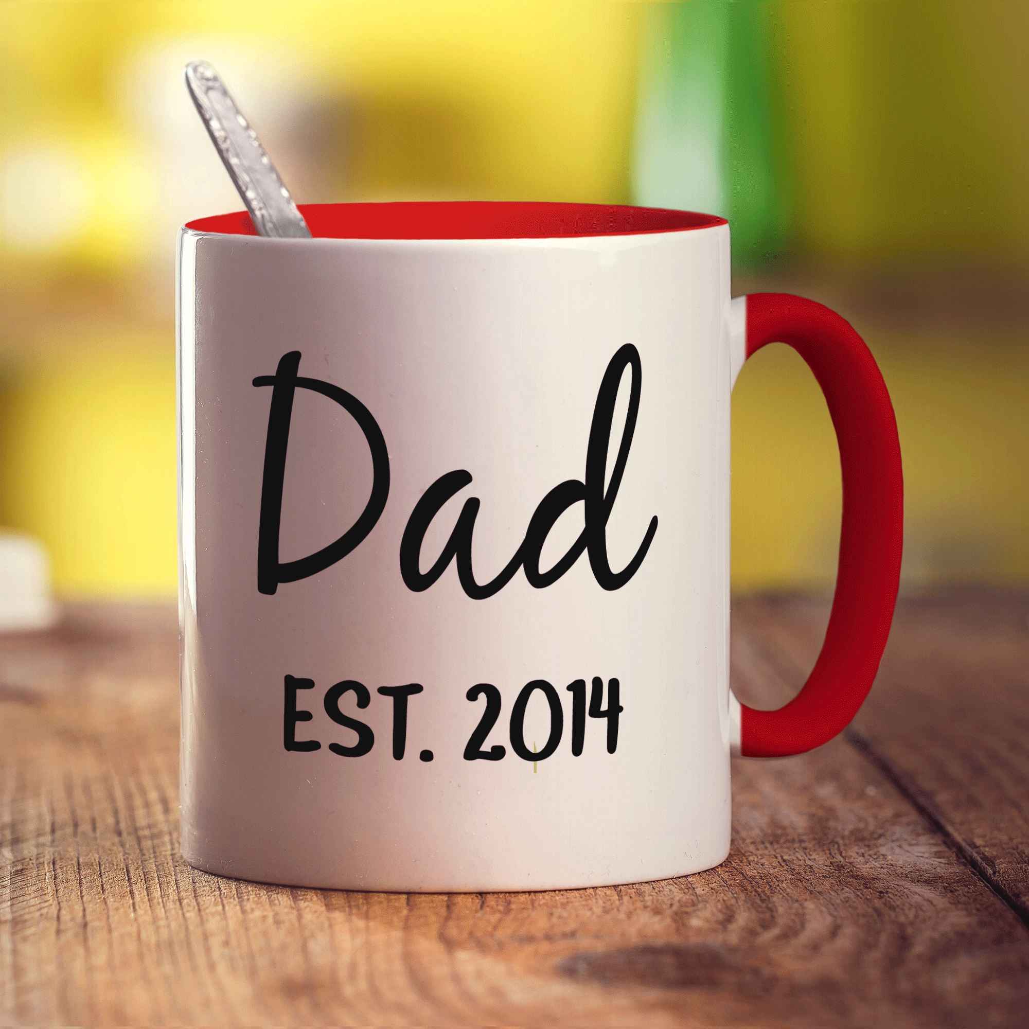 Dad Est Photo Mug