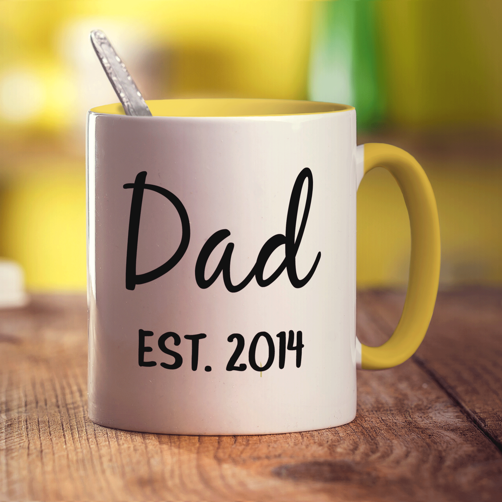 Dad Est Photo Mug