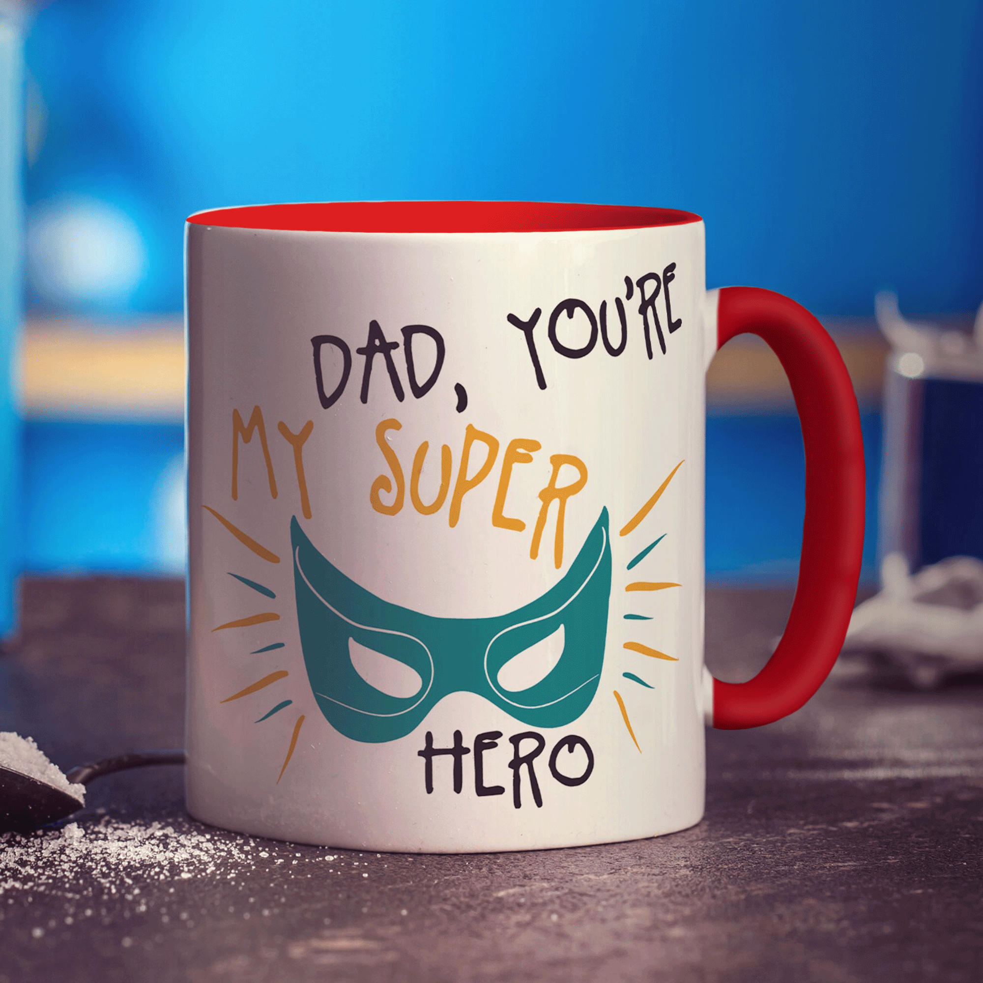 Dad, You're My Superhero Photo Mug