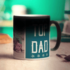 Top Dad Photo Mug - Standard 330ml (11oz) / Magic Mug