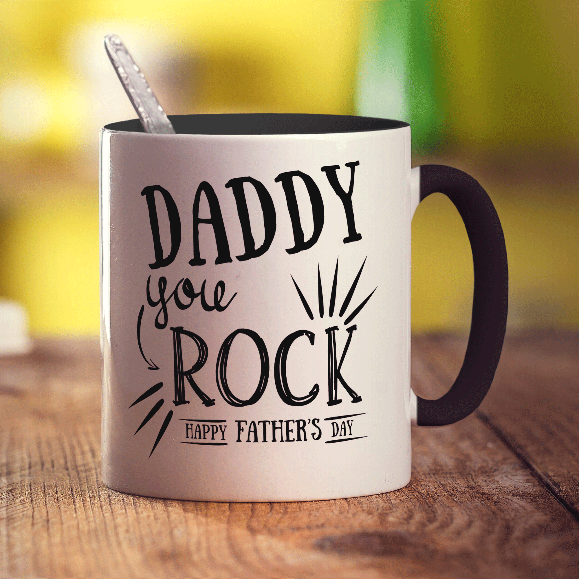 Daddy You Rock Photo Mug
