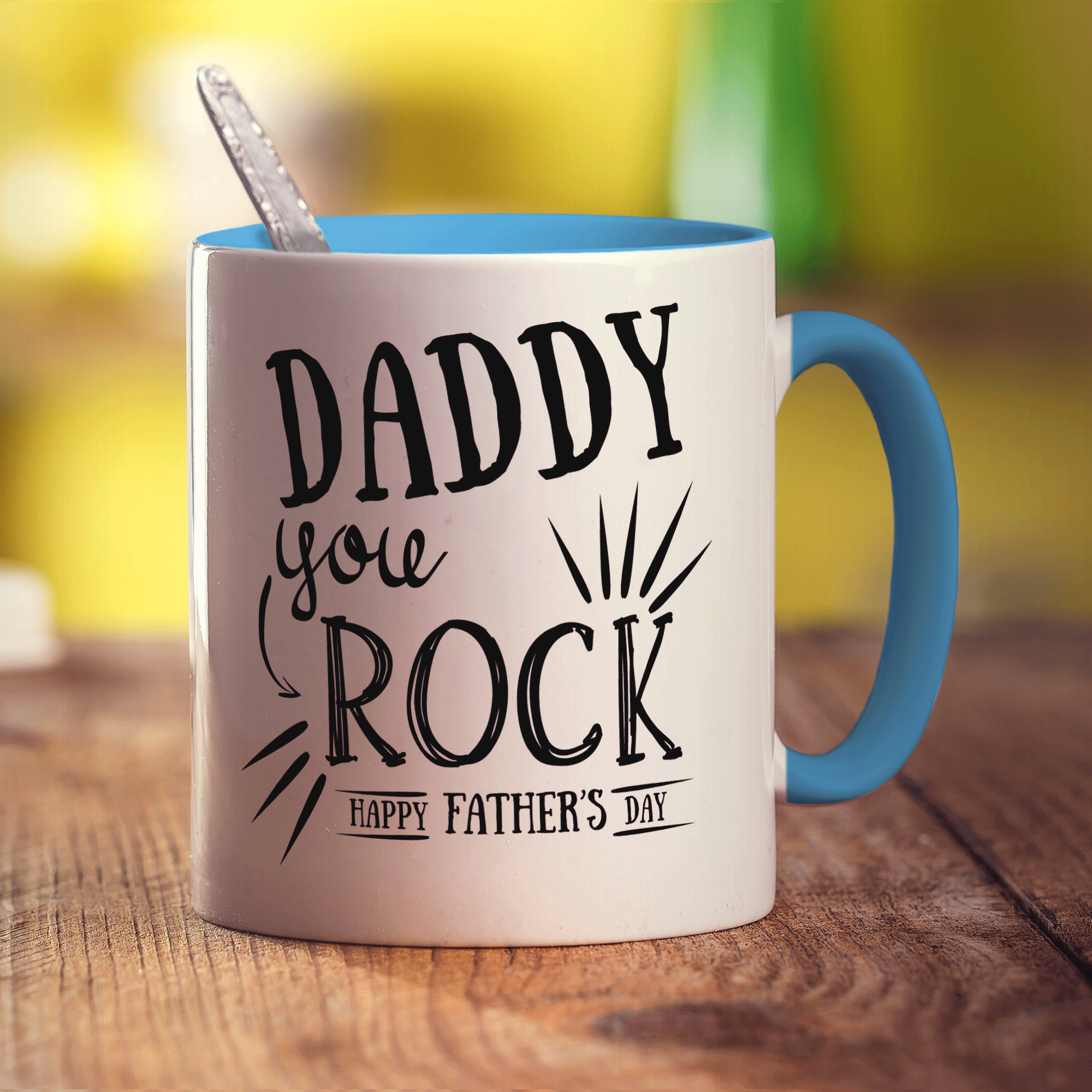 Daddy You Rock Photo Mug