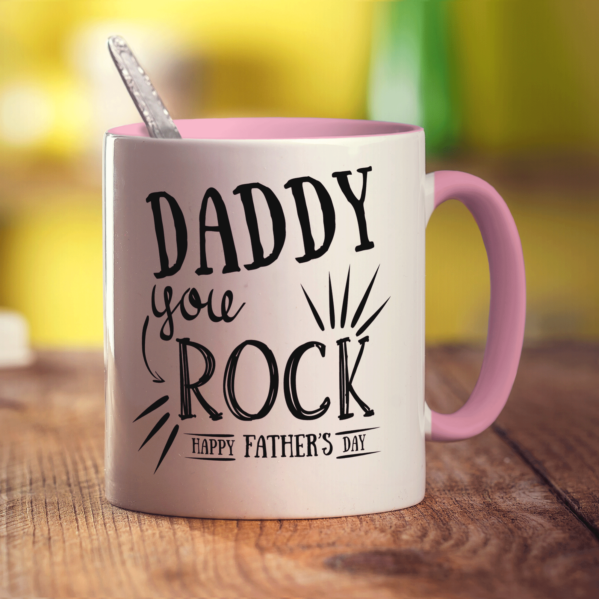 Daddy You Rock Photo Mug