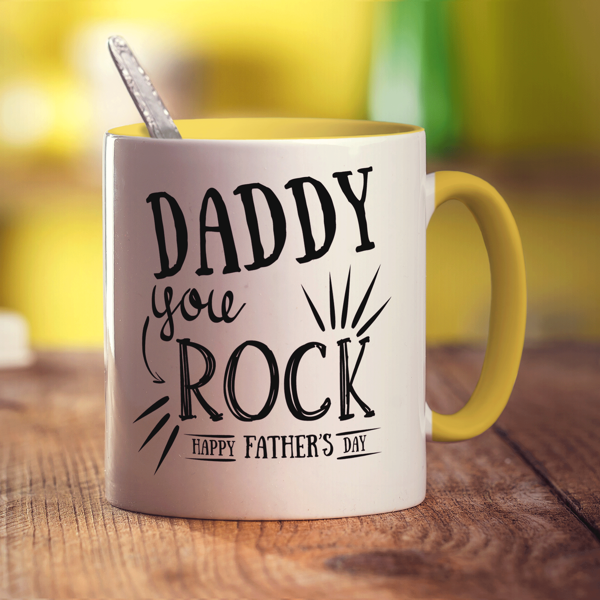 Daddy You Rock Photo Mug