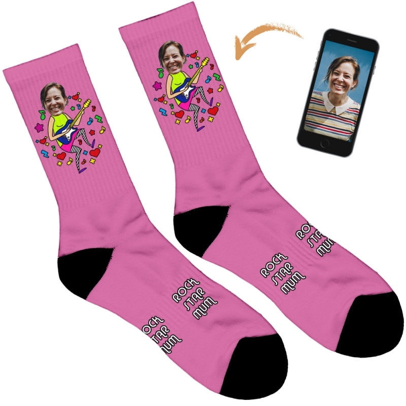 Rock Star Mum Socks
