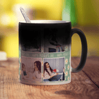 4 Photo Mother's Day Mug - Standard 330ml (11oz) / Magic Mug