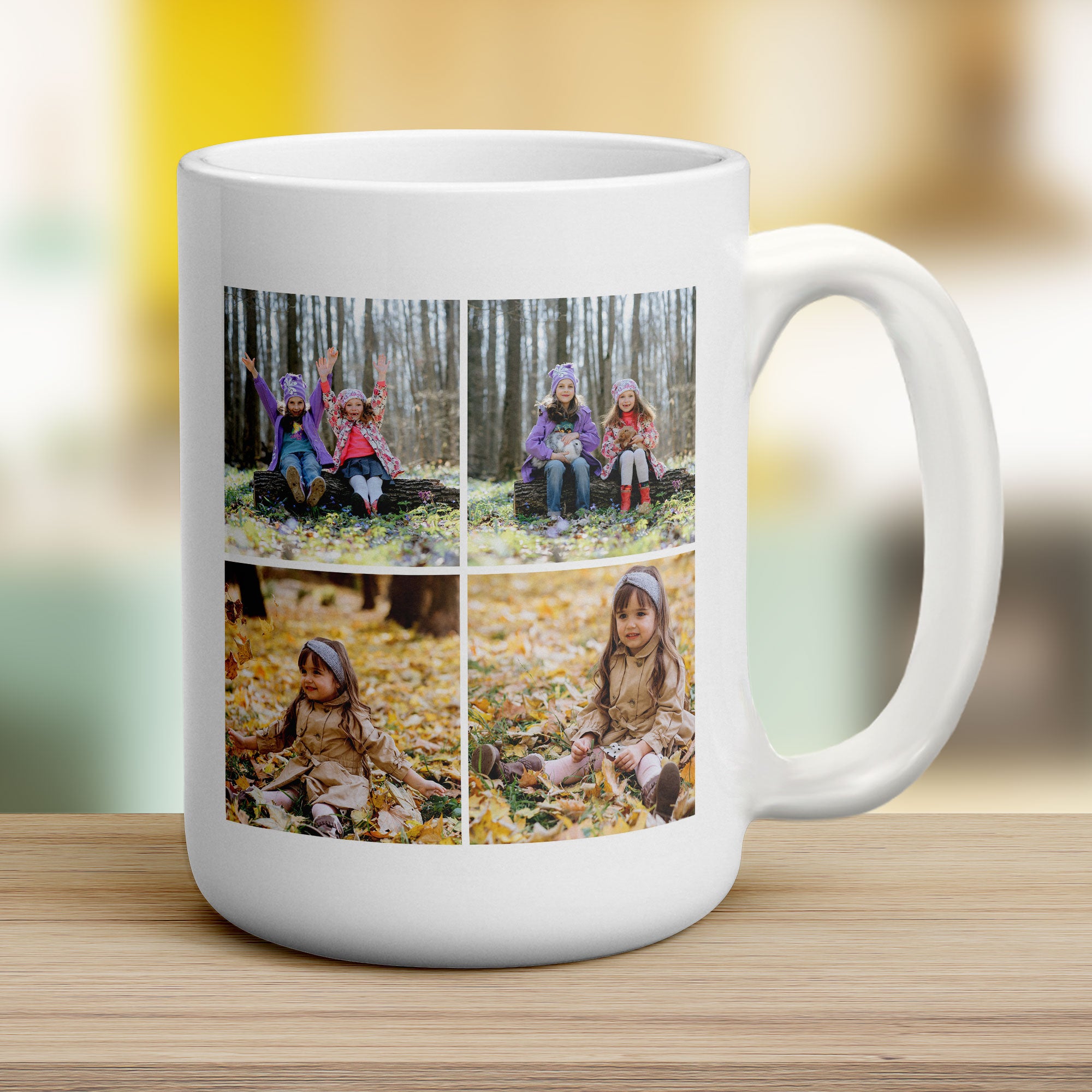 4 Photo Collage Mug