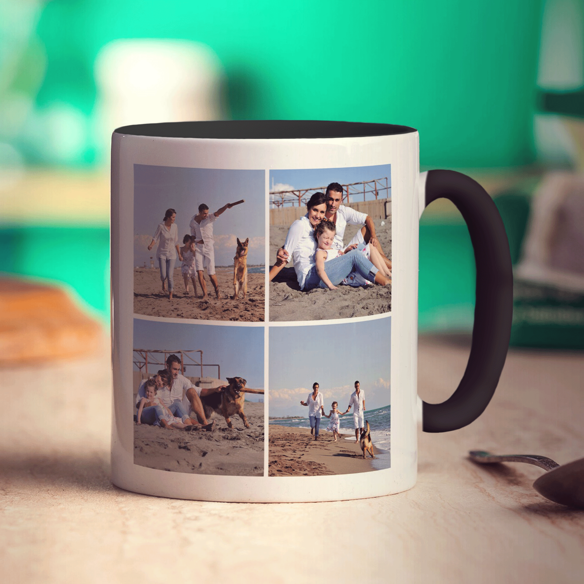 4 Photo Collage Mug