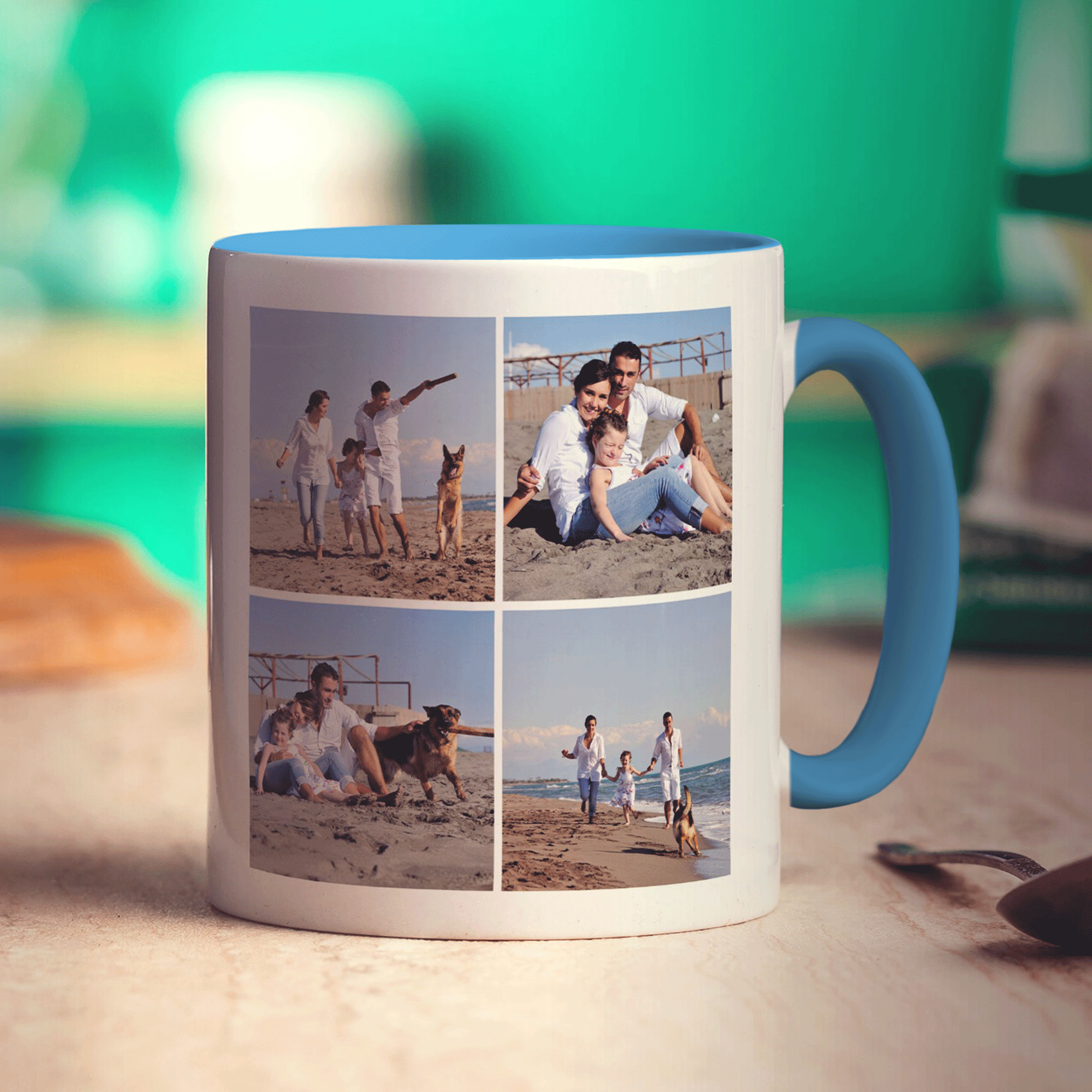 4 Photo Collage Mug
