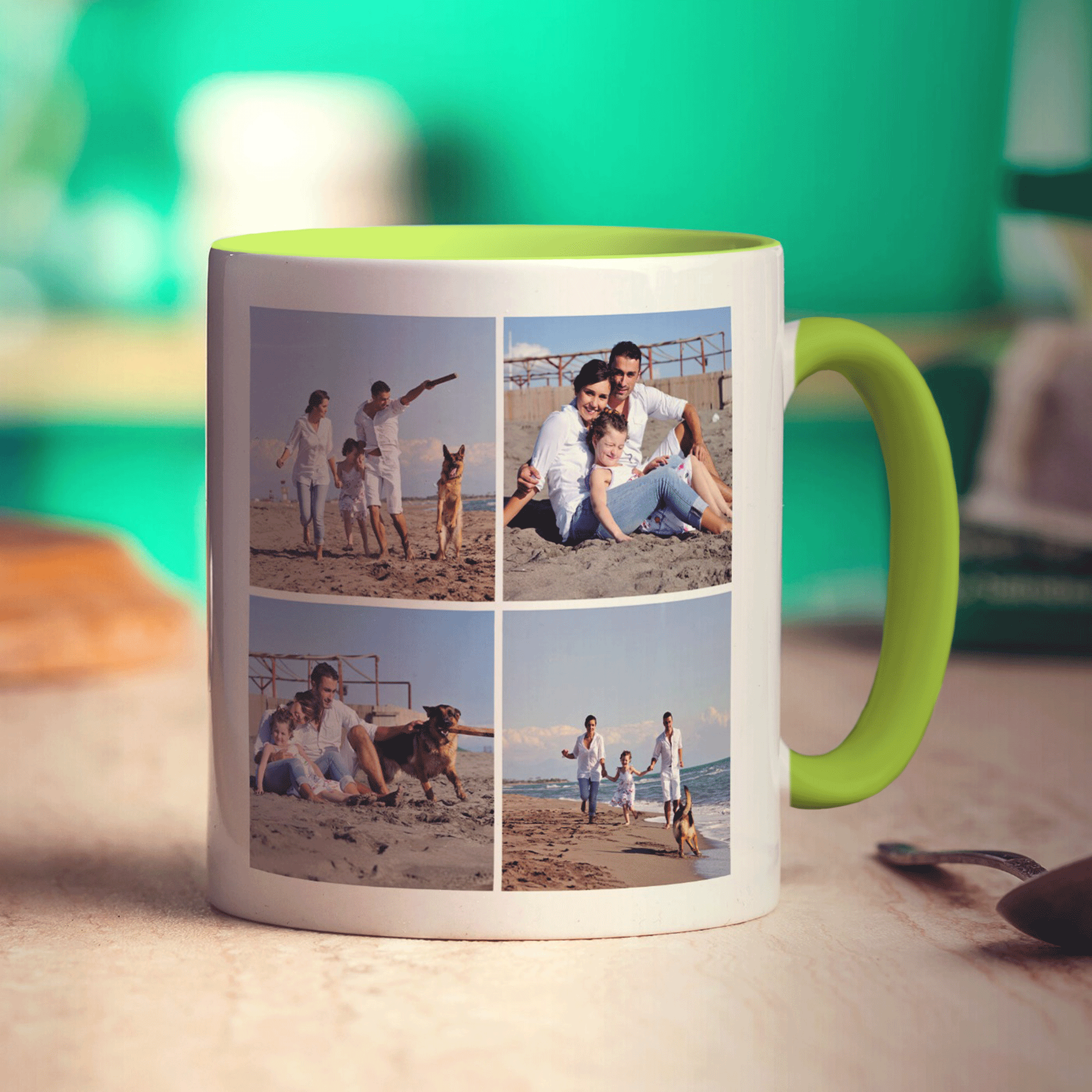 4 Photo Collage Mug