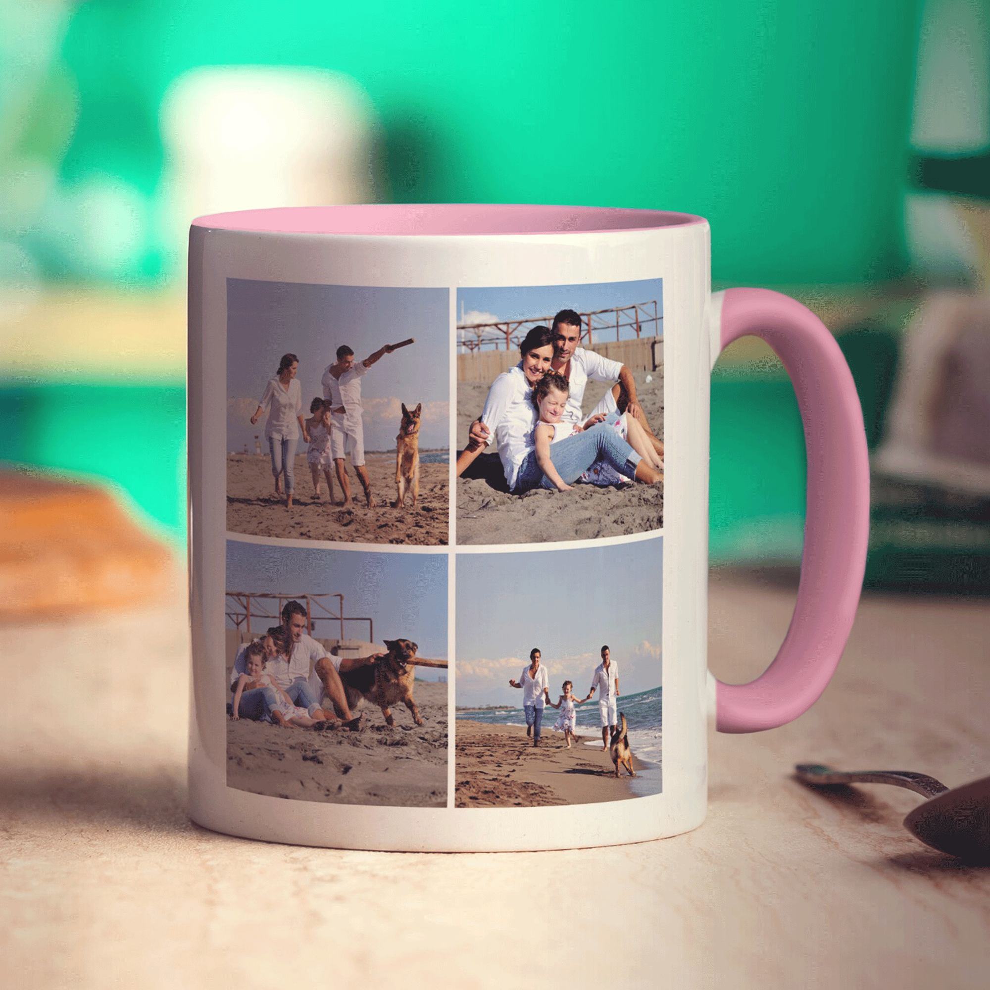 4 Photo Collage Mug