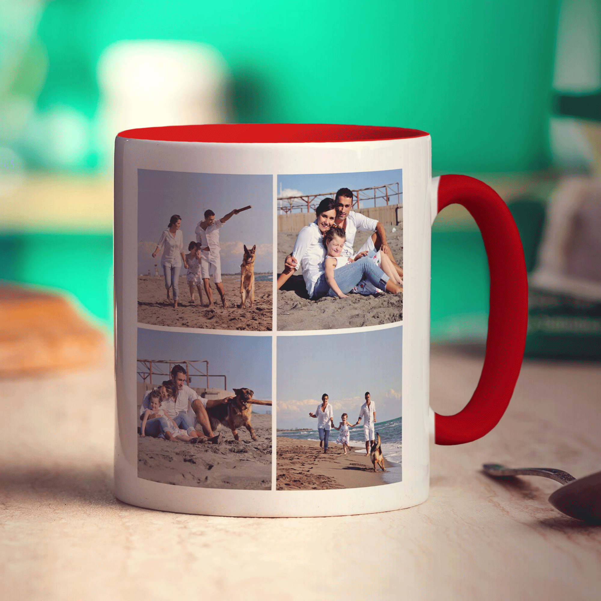 4 Photo Collage Mug