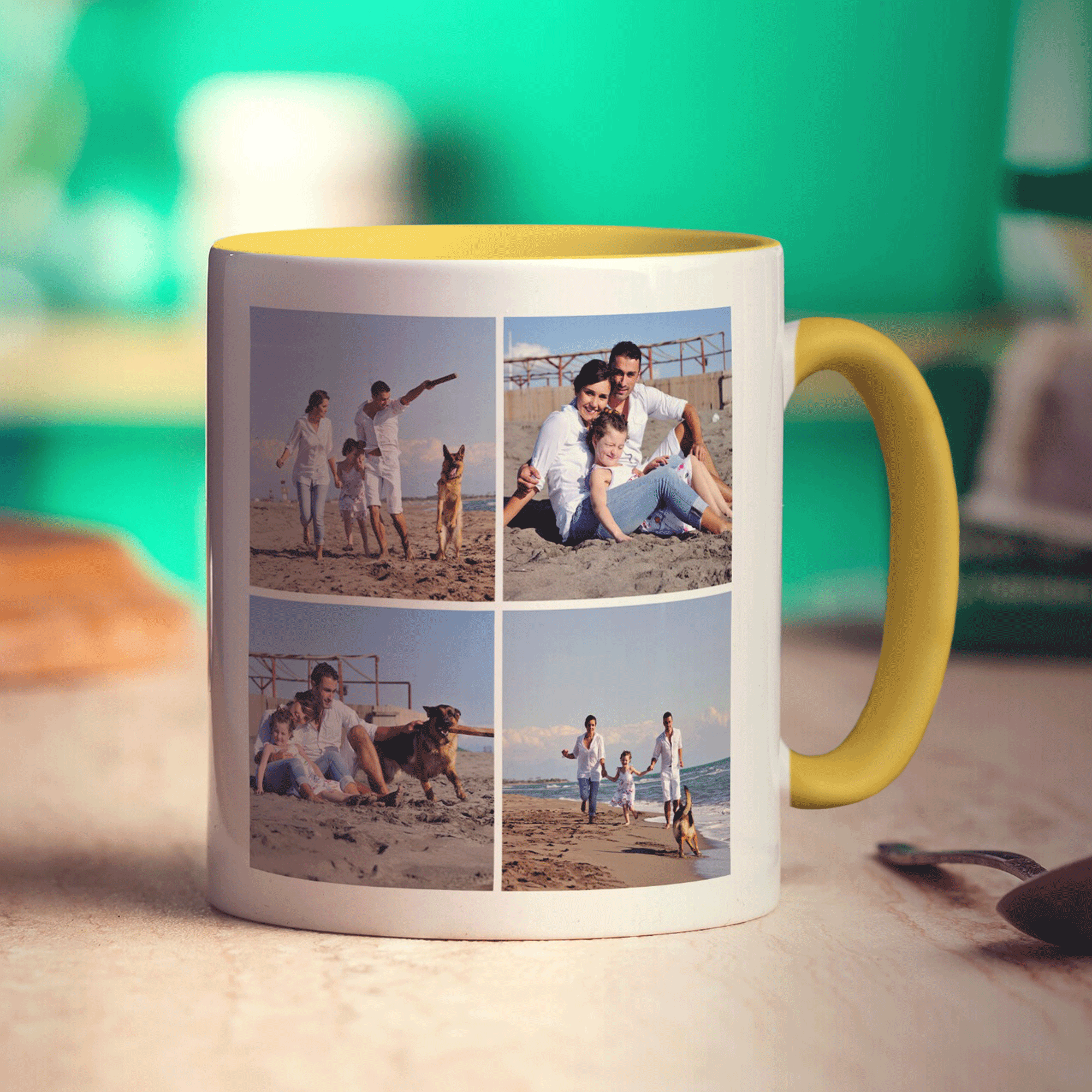 4 Photo Collage Mug