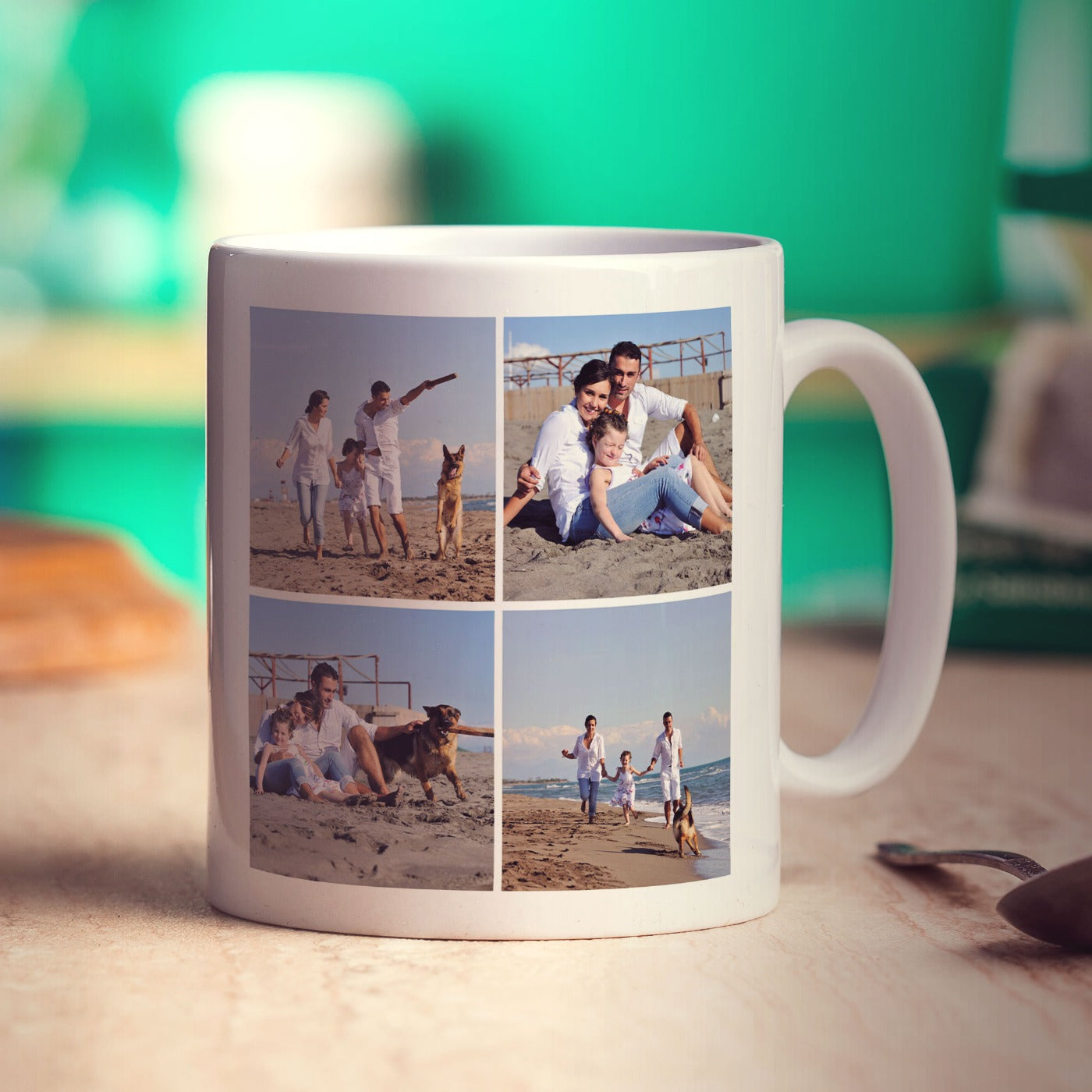 4 Photo Collage Mug