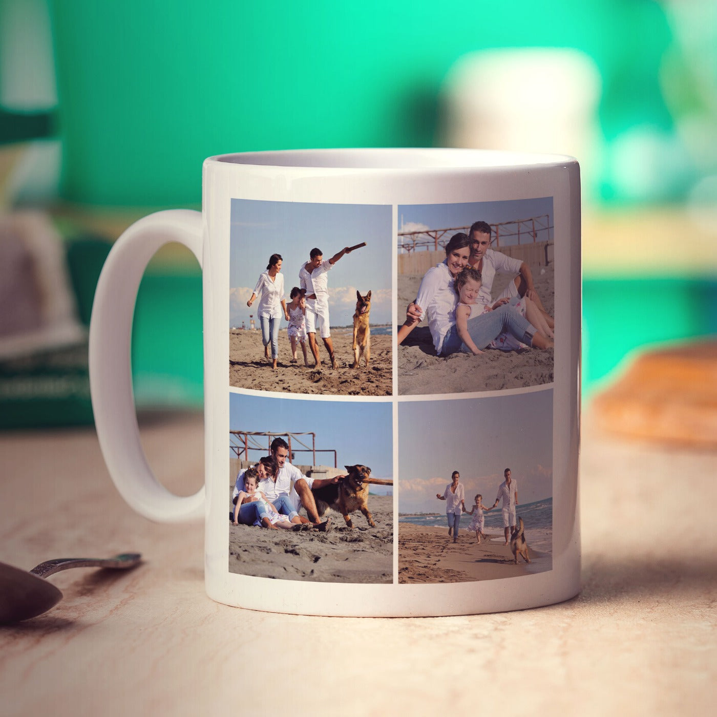 4 Photo Collage Mug