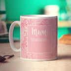 Pink 4 Photo Mother's Day Mug With Message