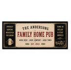 Personalised Bar Runner / Bar Mat