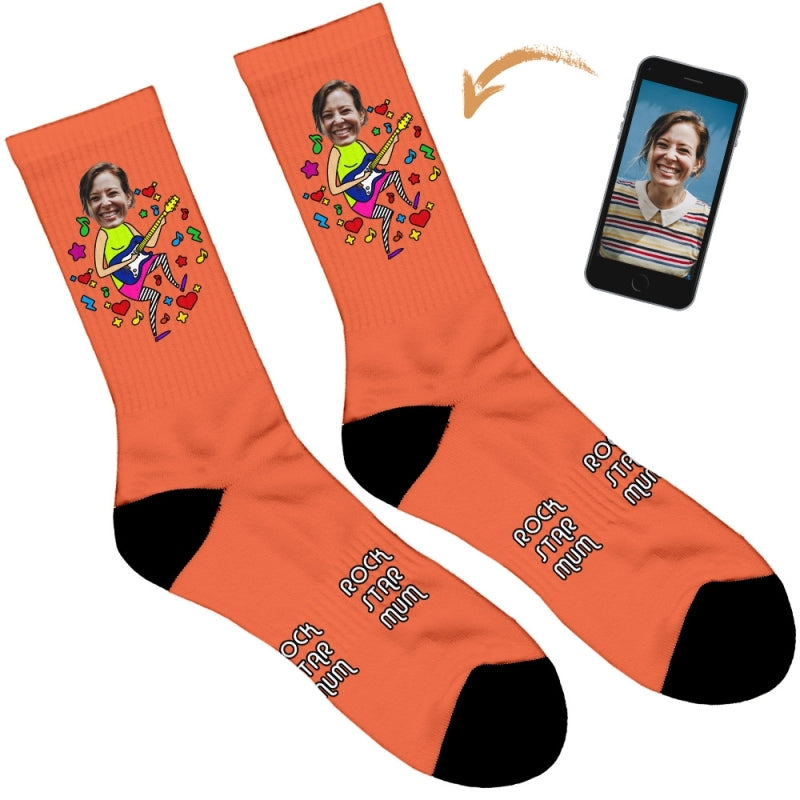 Rock Star Mum Socks