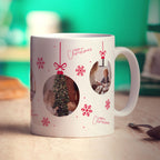 5 Photo Christmas Bauble Mug - Standard 330ml (11oz) / White