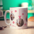 5 Photo Christmas Bauble Mug