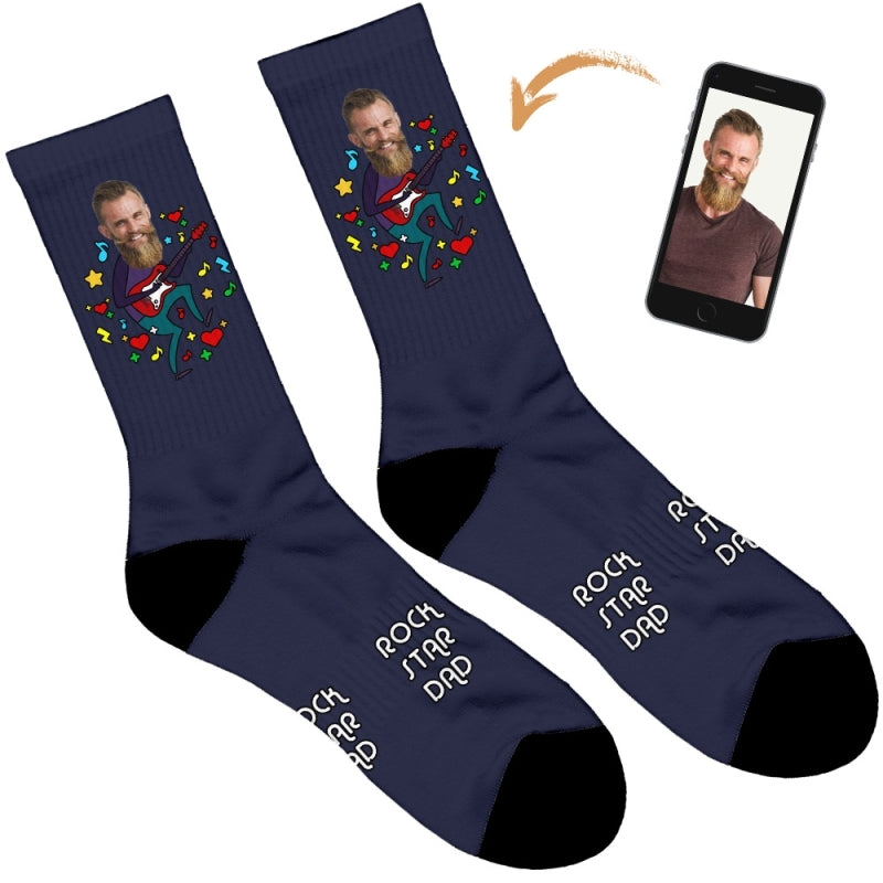 Rock Star Dad Socks