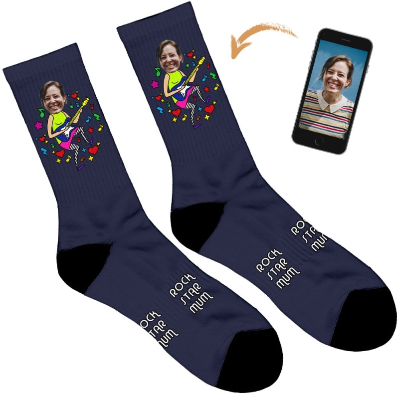 Rock Star Mum Socks