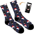 Your Dog on Christmas Socks