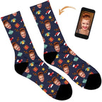 Reindeer Personalised Christmas Socks