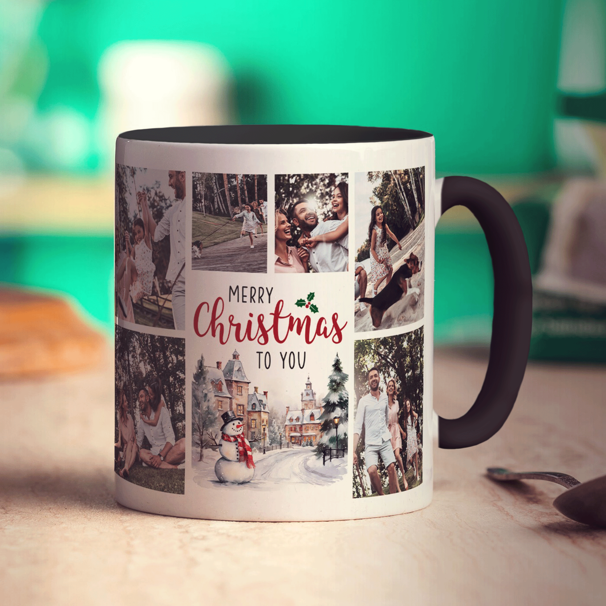 6 Photo Merry Christmas to You Mug