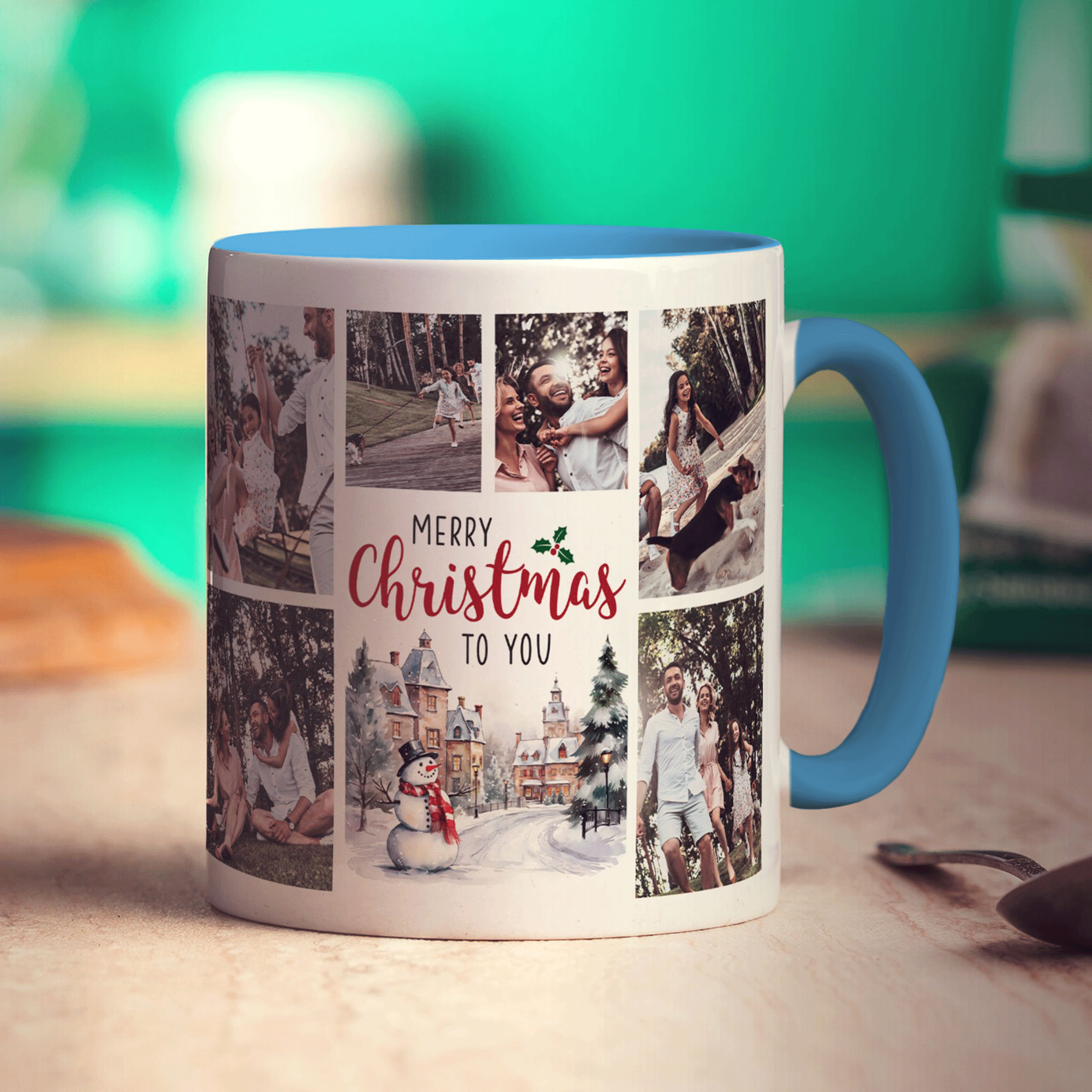 6 Photo Merry Christmas to You Mug