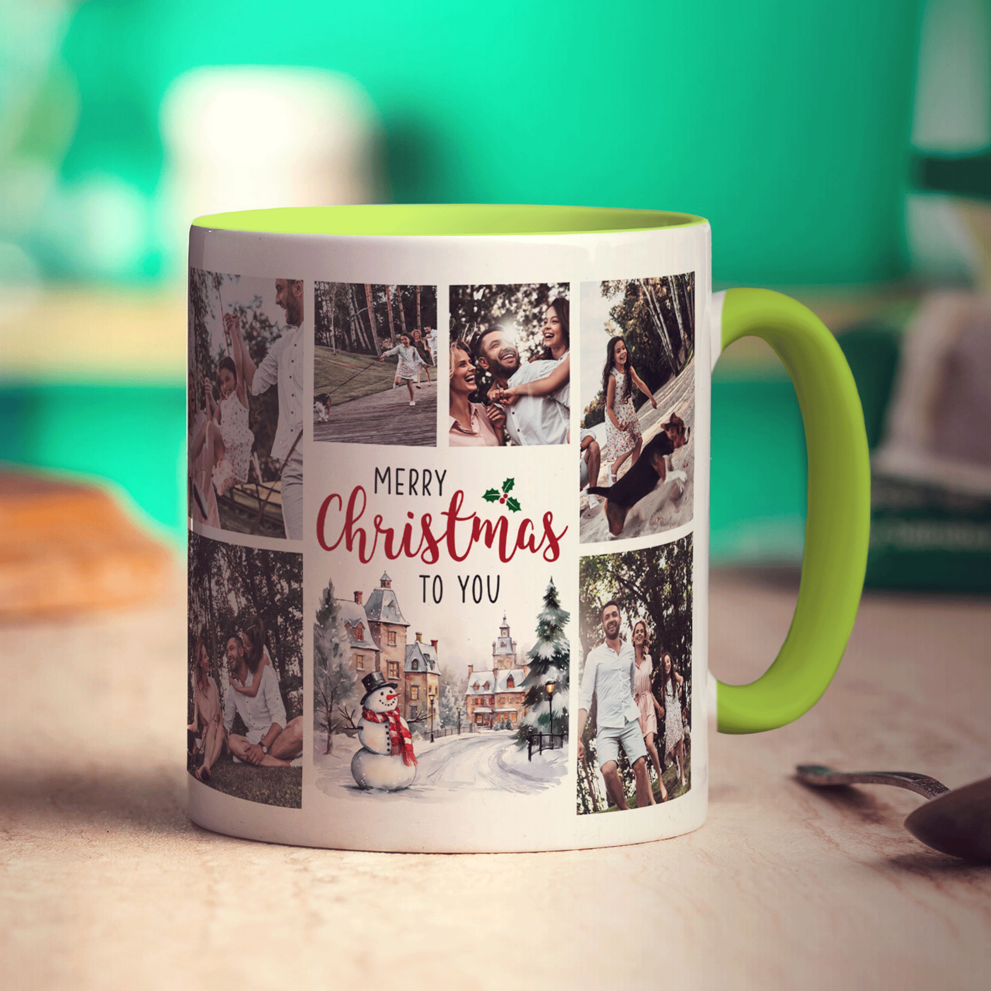 6 Photo Merry Christmas to You Mug