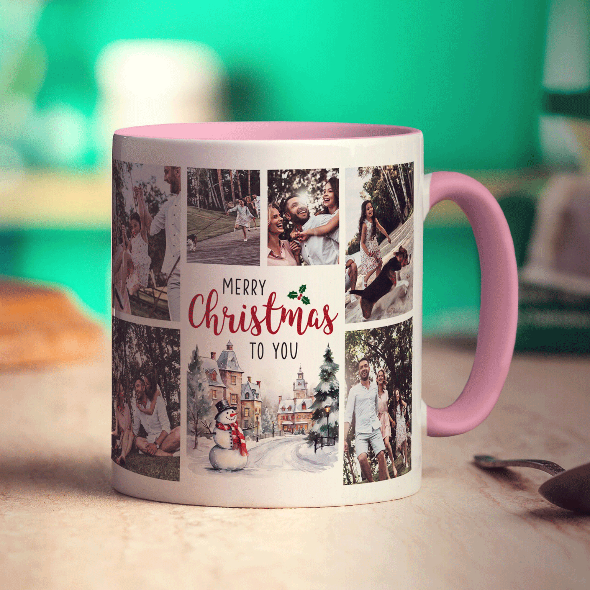 6 Photo Merry Christmas to You Mug