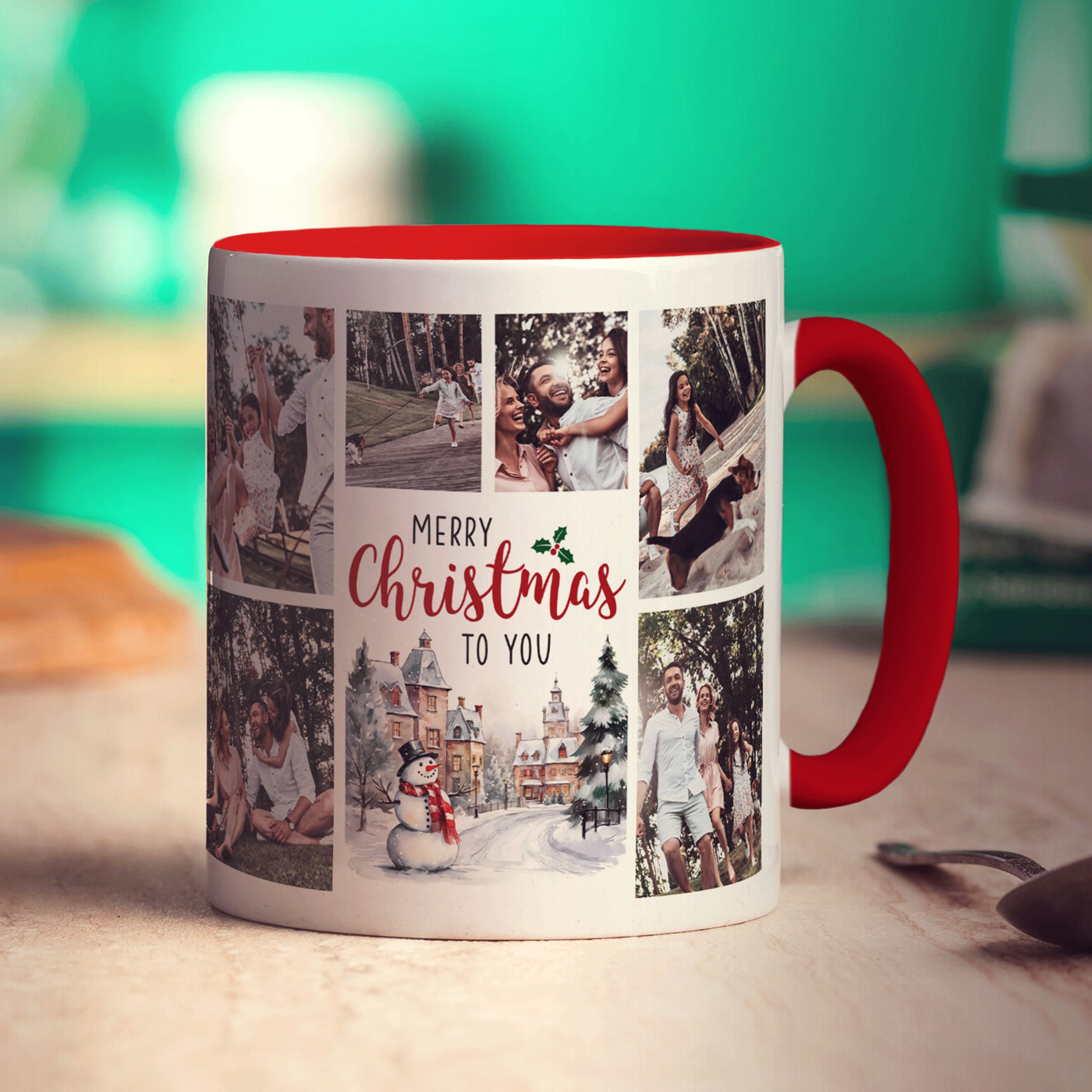 6 Photo Merry Christmas to You Mug