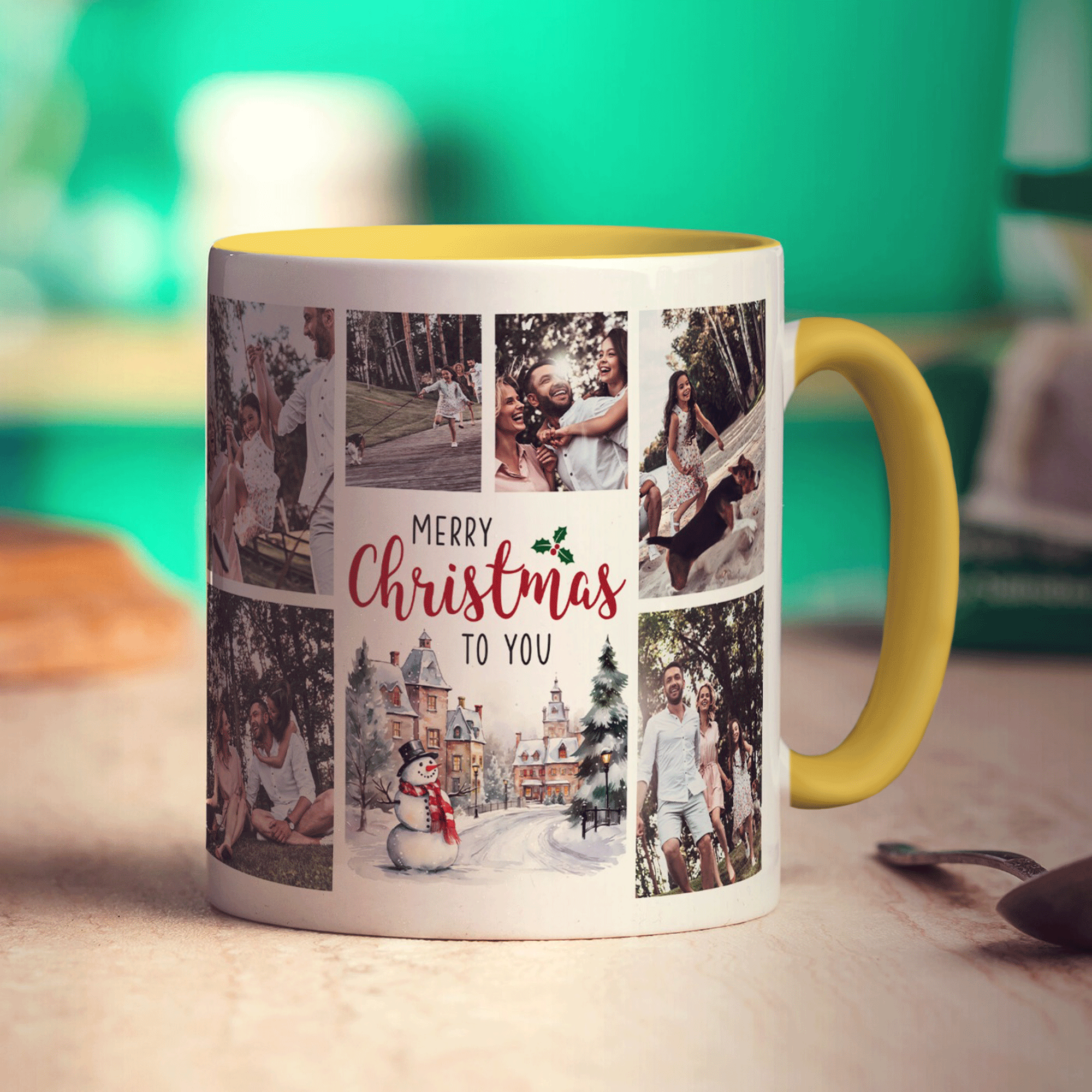6 Photo Merry Christmas to You Mug
