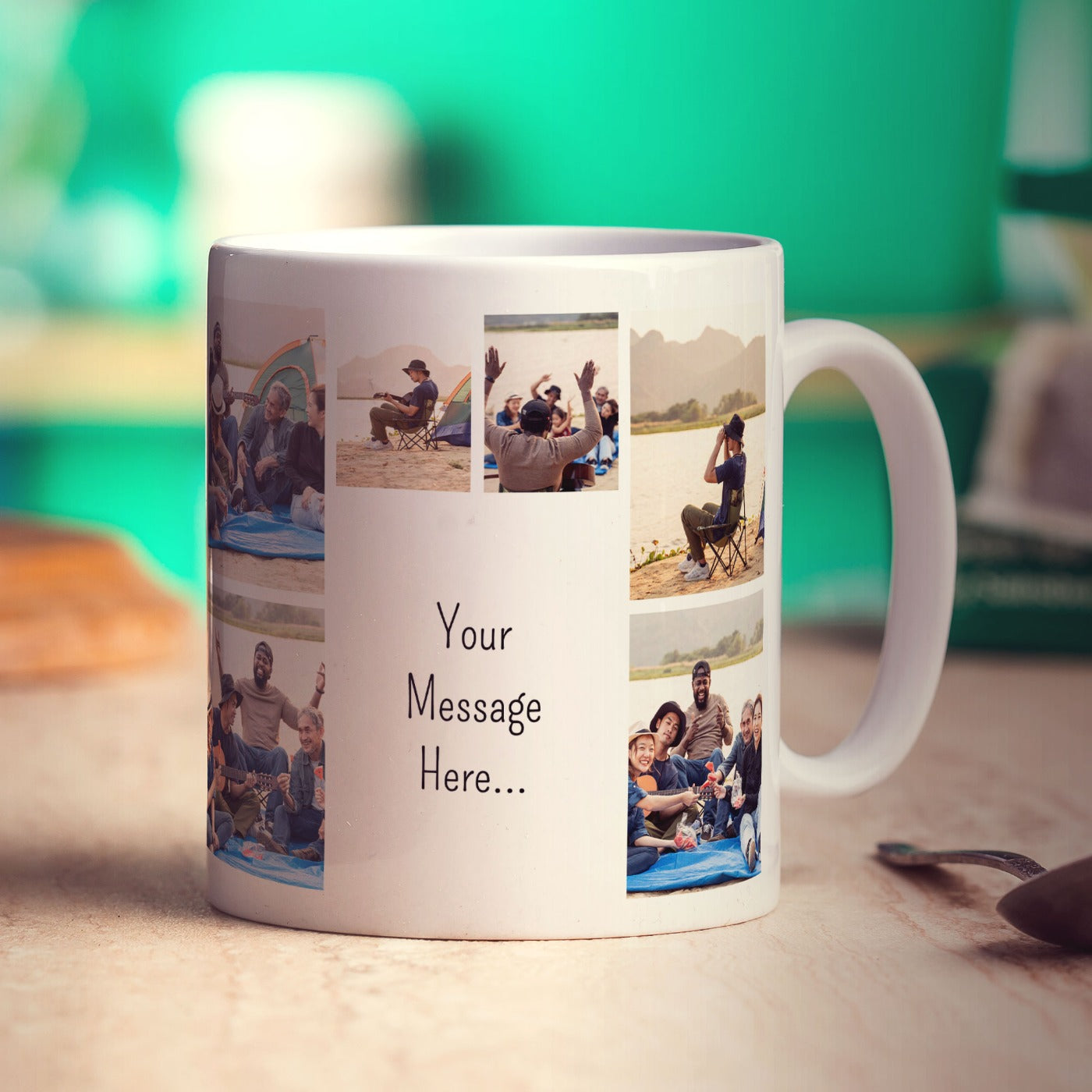 6 Photo Mug with Message